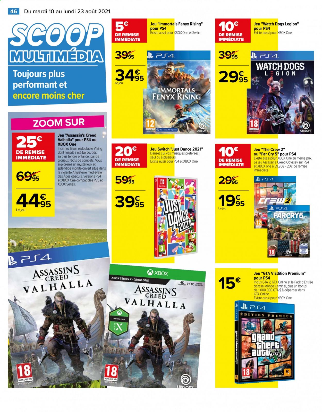 Catalogue Carrefour Hypermarchés - 10/08/2021 - 23/08/2021. Page 46