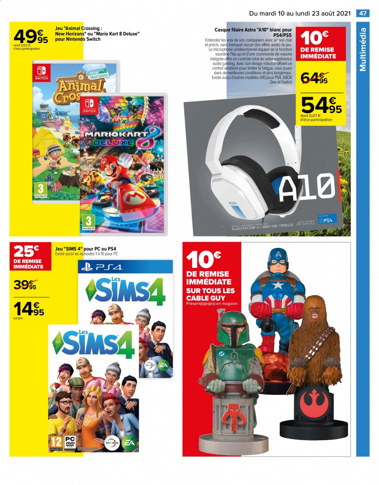 Catalogue Carrefour Hypermarchés - 10/08/2021 - 23/08/2021. Page 47