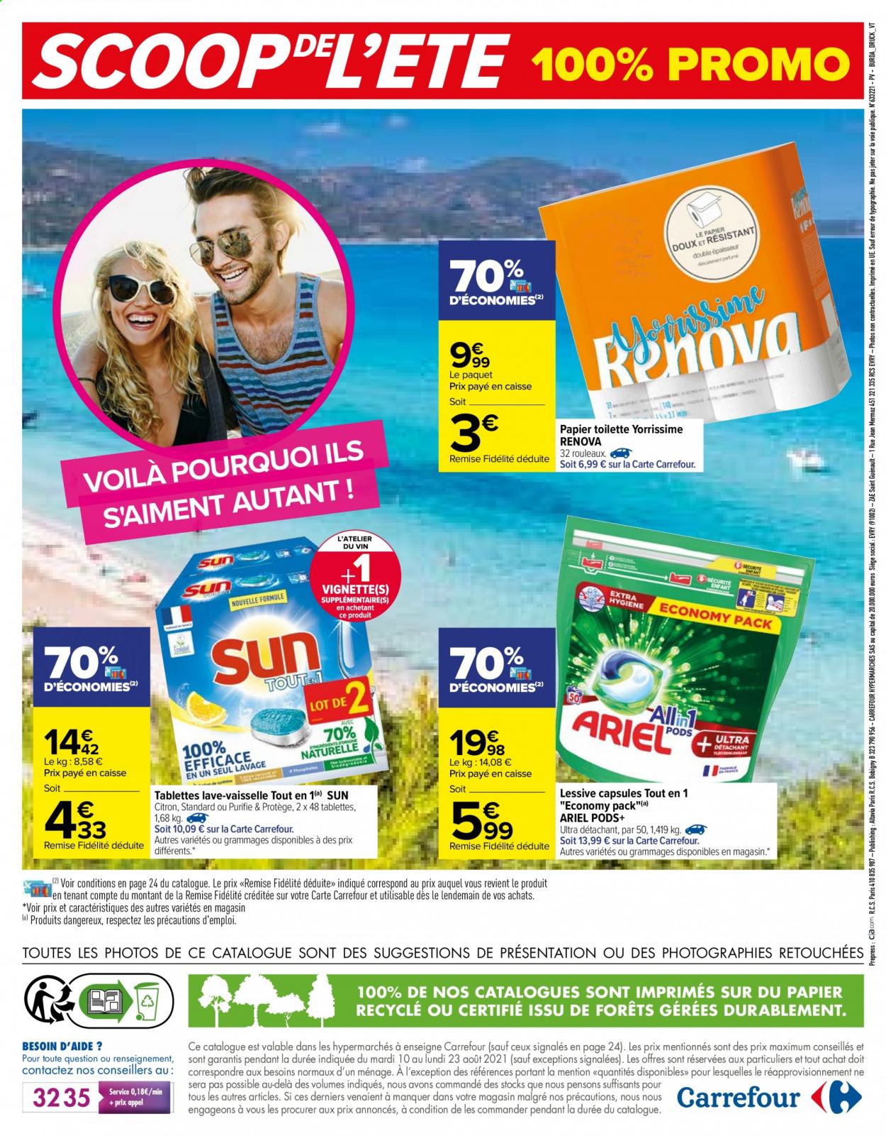 Catalogue Carrefour Hypermarchés - 10/08/2021 - 23/08/2021. Page 49