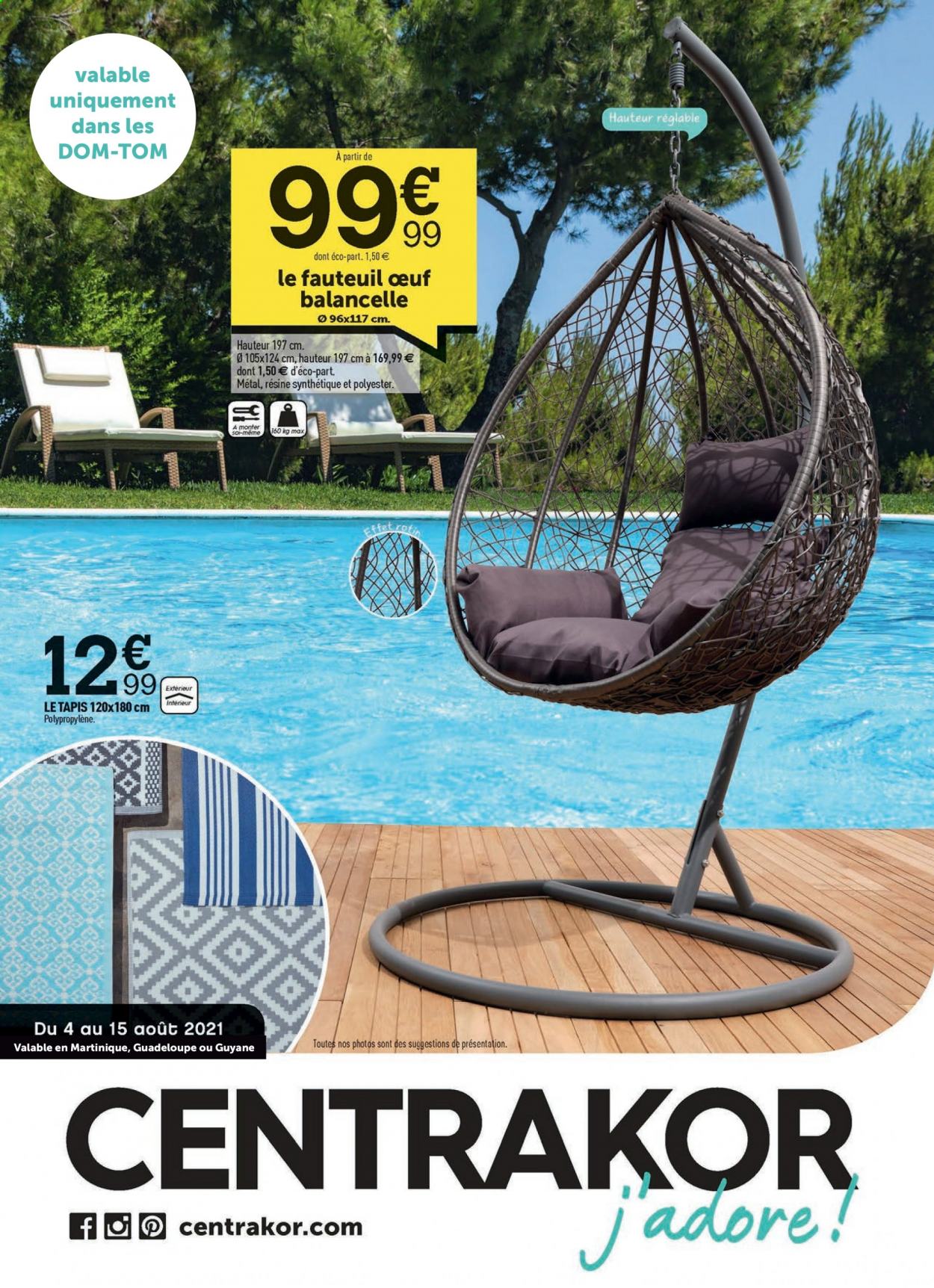 Catalogue Centrakor - 04/08/2021 - 15/08/2021. Page 1