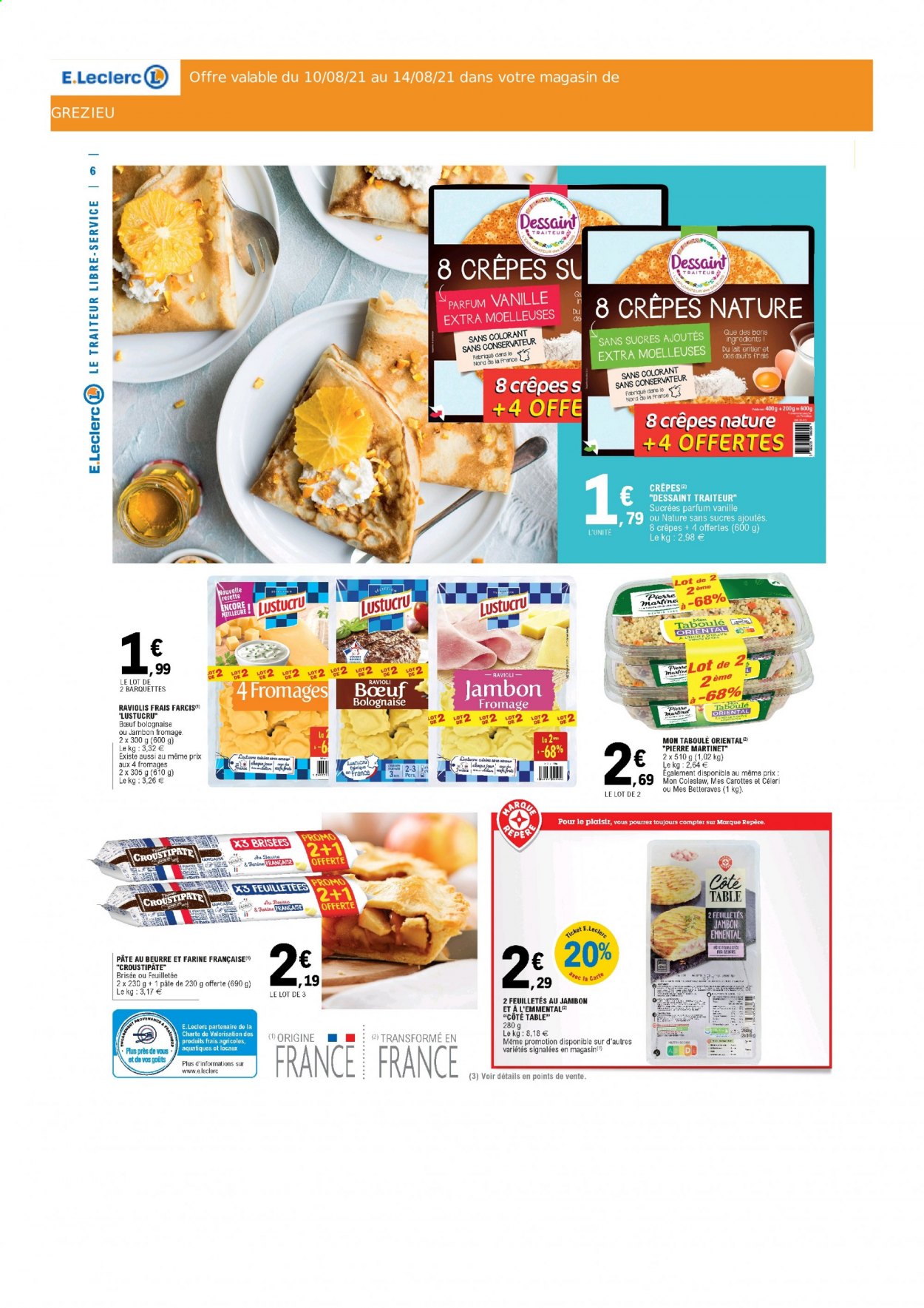 Catalogue E.Leclerc - 10/08/2021 - 14/08/2021. Page 6