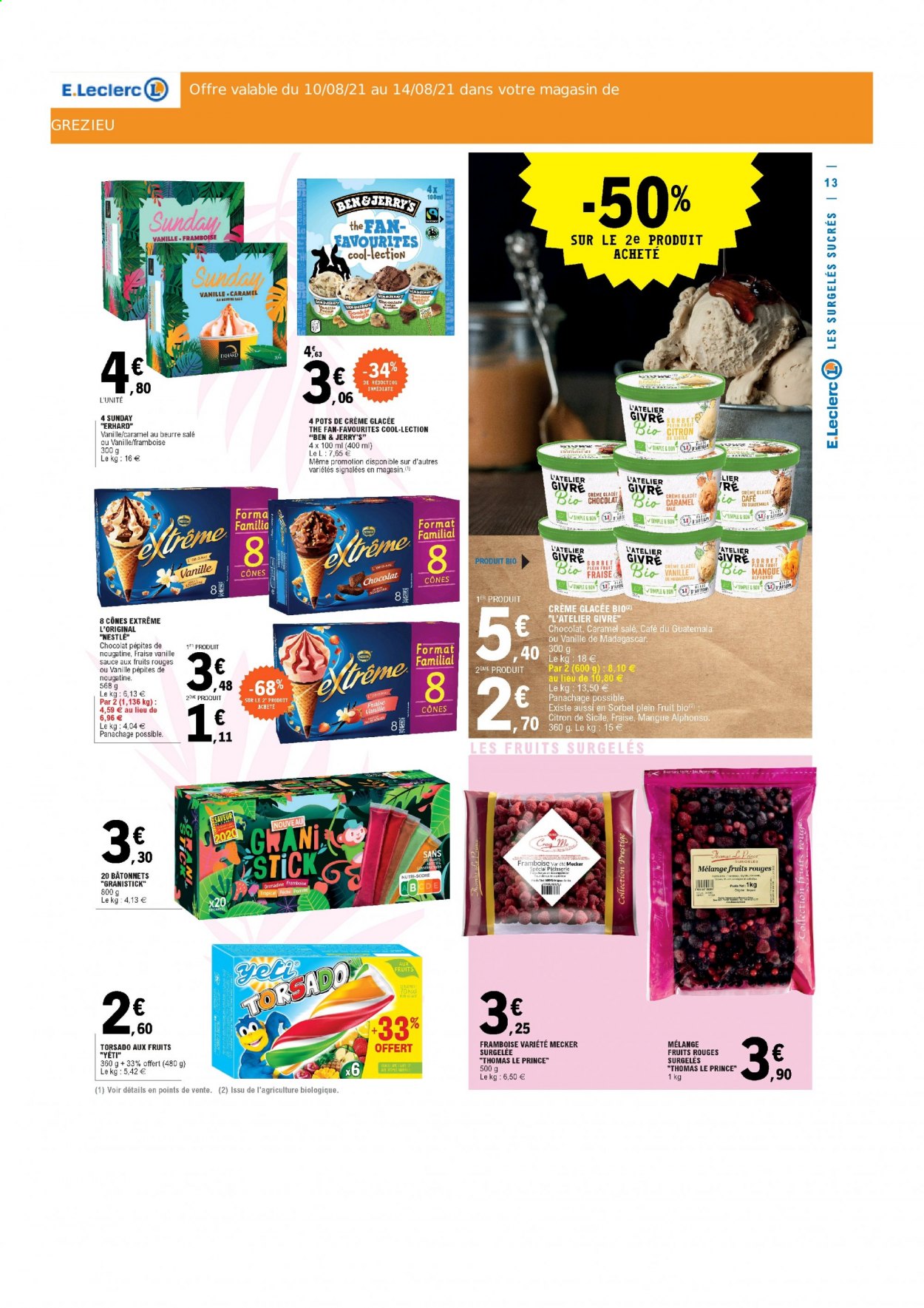 Catalogue E.Leclerc - 10/08/2021 - 14/08/2021. Page 13