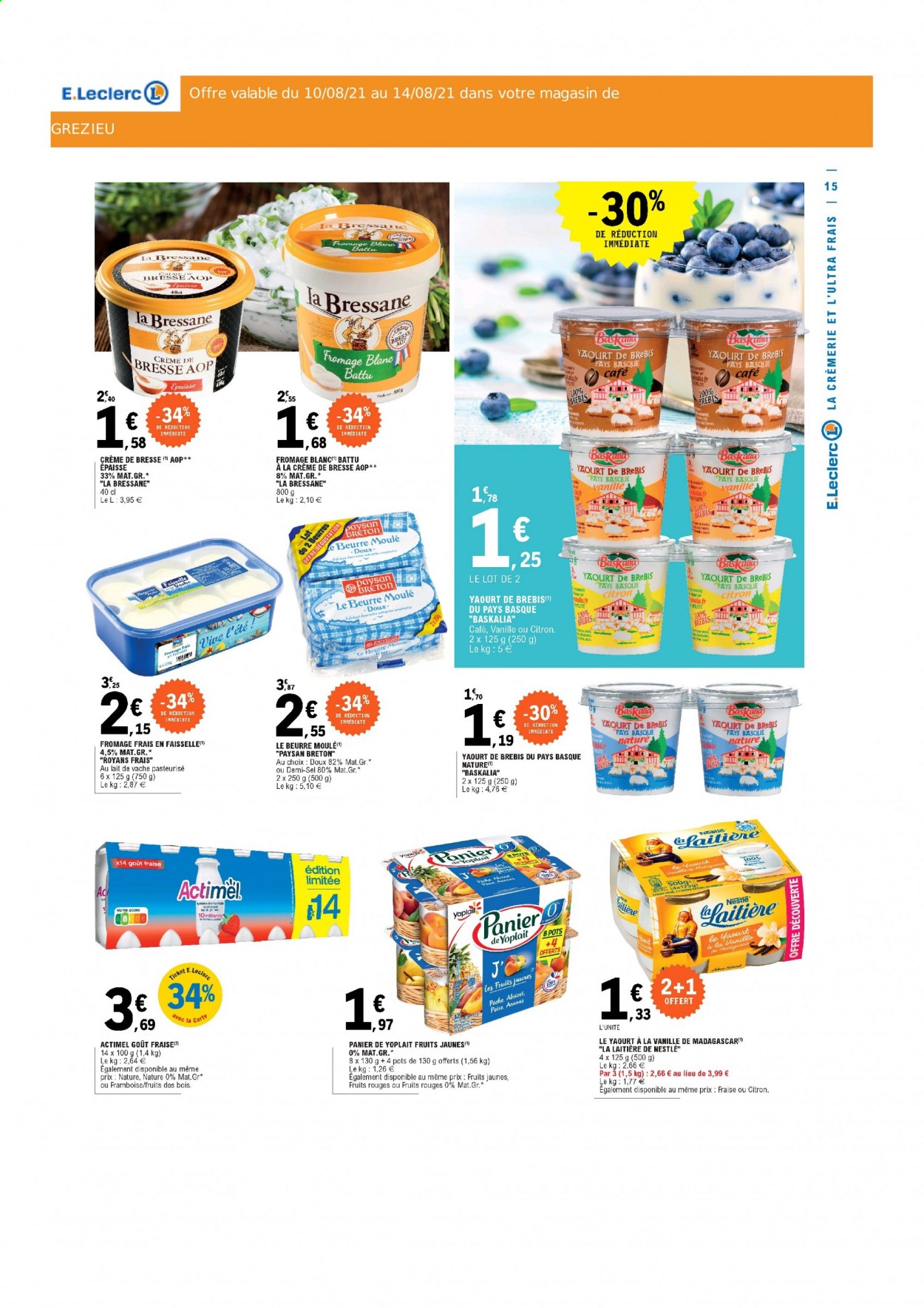 Catalogue E.Leclerc - 10/08/2021 - 14/08/2021. Page 15