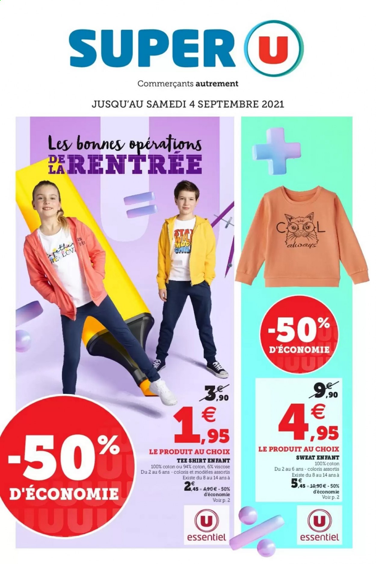 Catalogue SUPER U - 10/08/2021 - 04/09/2021. Page 1