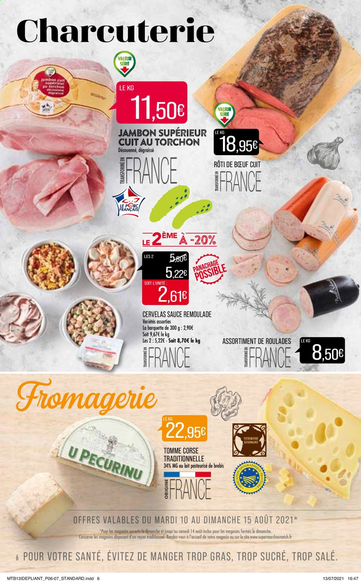 Catalogue Supermarché Match - 10/08/2021 - 22/08/2021. Page 6