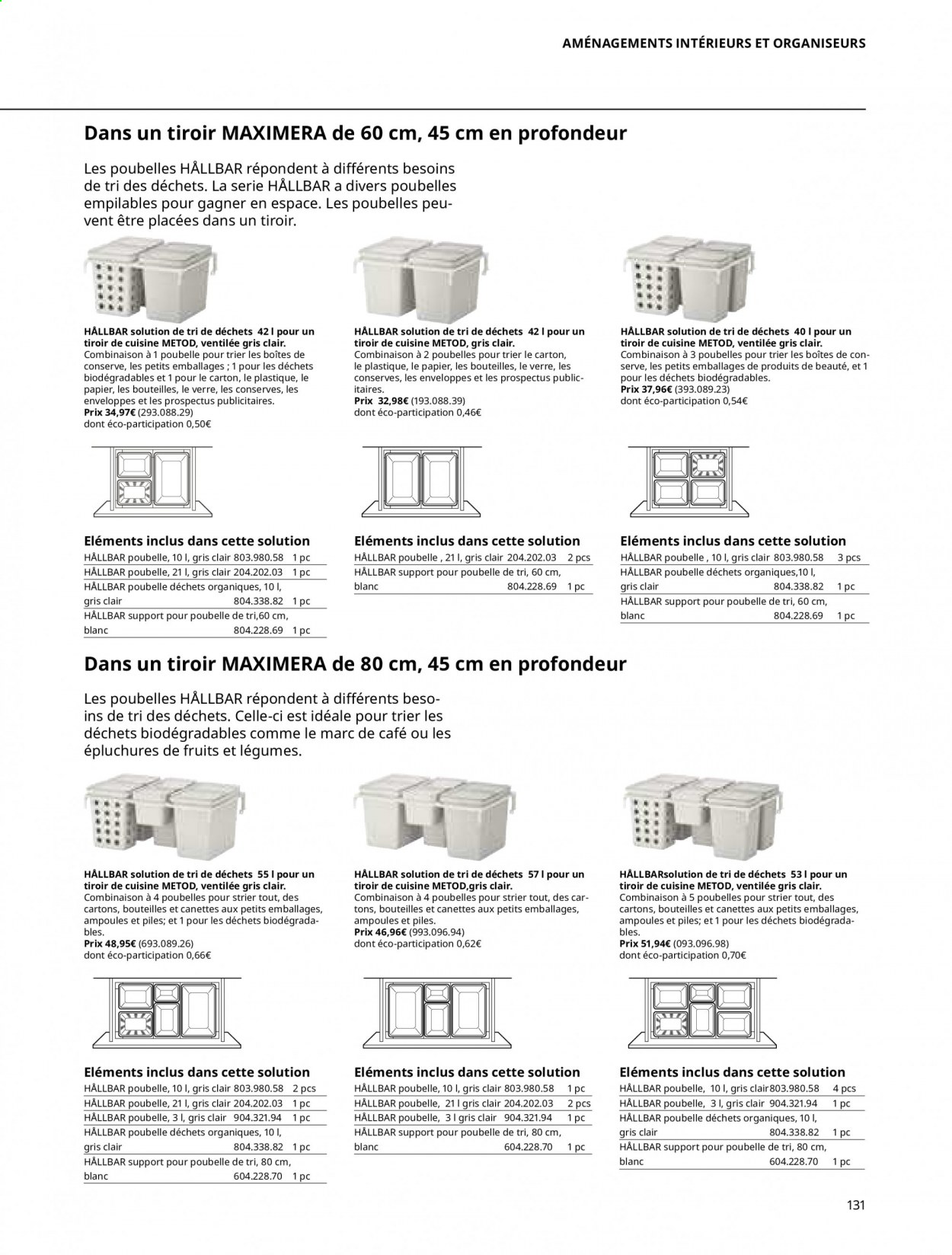 thumbnail - Catalogue IKEA - Produits soldés - verre. Page 131.