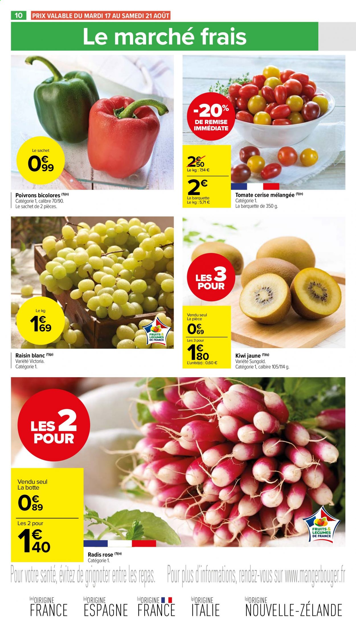 Catalogue Carrefour Market - 17/08/2021 - 22/08/2021. Page 10