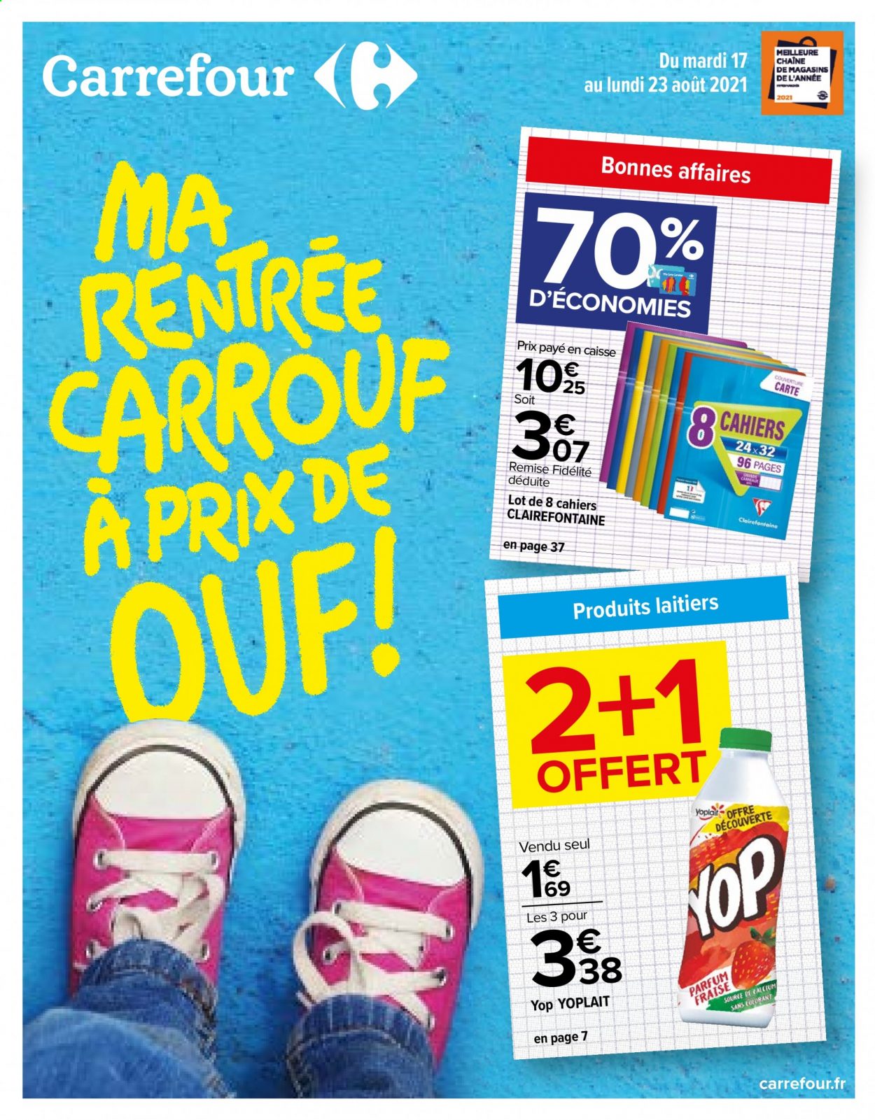 Catalogue Carrefour Hypermarchés - 17/08/2021 - 23/08/2021. Page 1