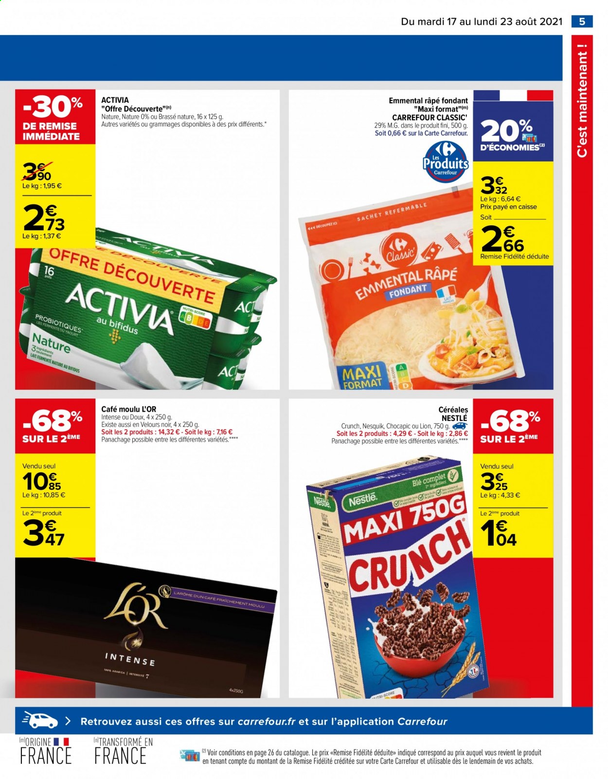 Catalogue Carrefour Hypermarchés - 17/08/2021 - 23/08/2021. Page 6