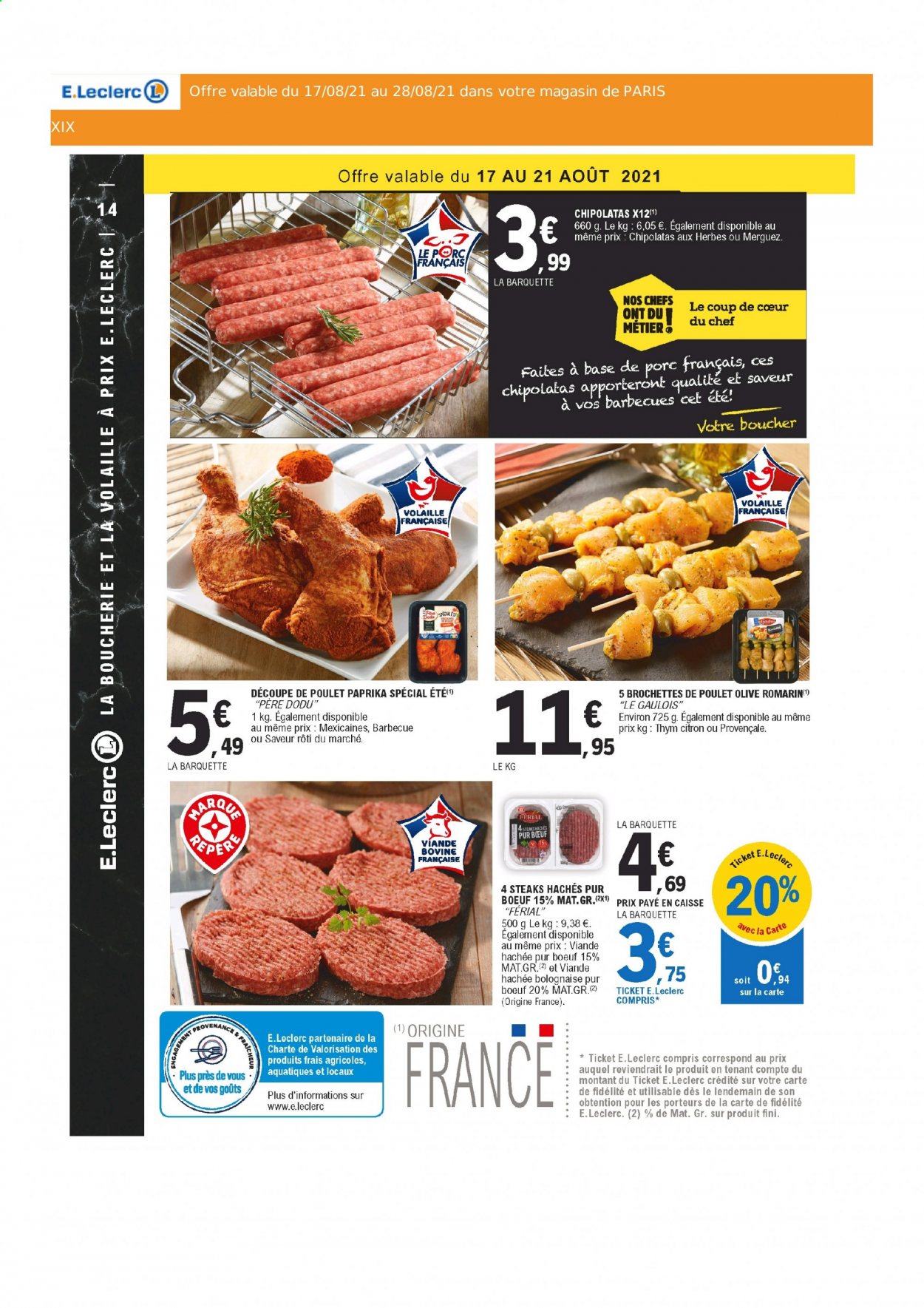 Catalogue E.Leclerc - 17/08/2021 - 28/08/2021. Page 14