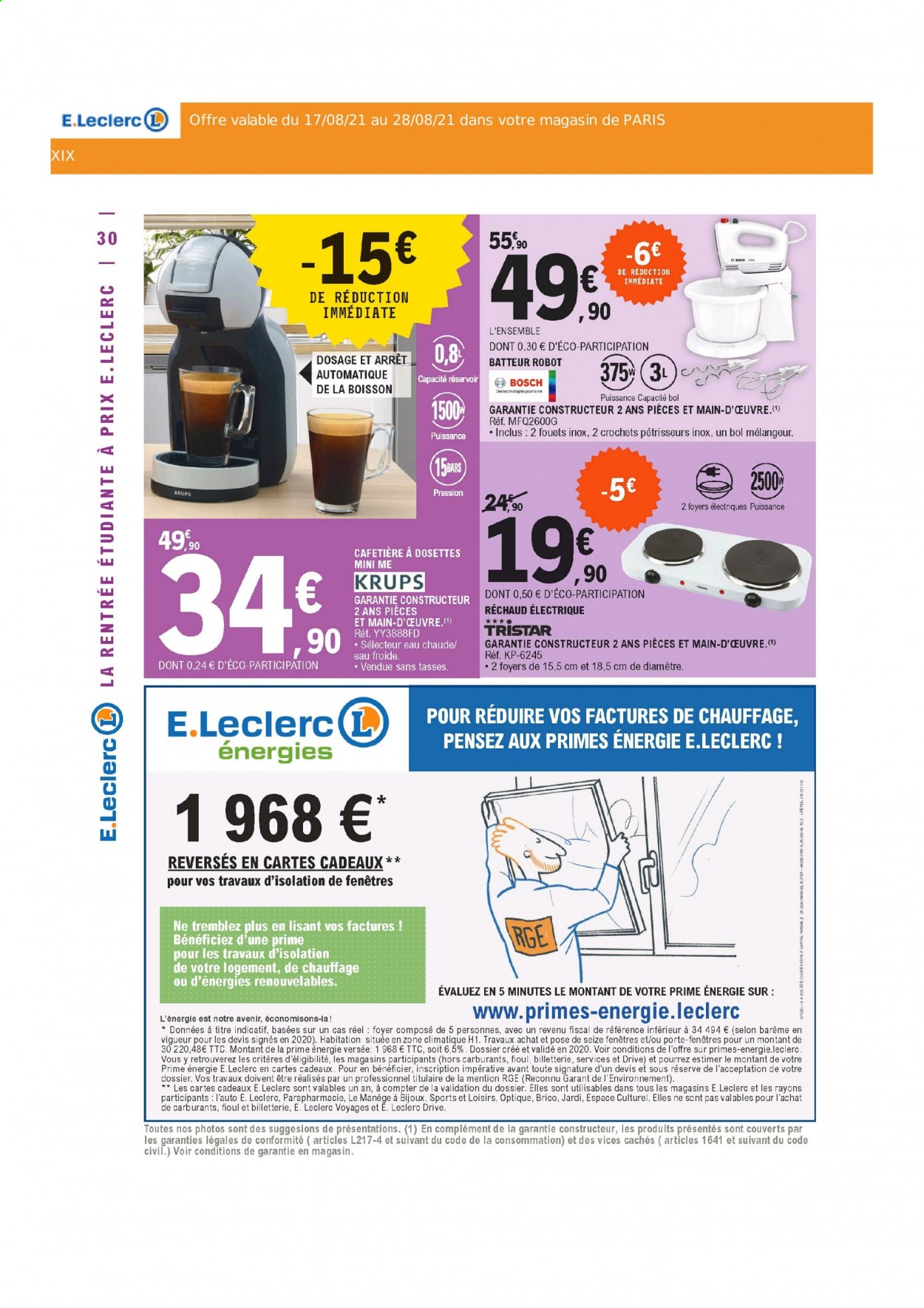 Catalogue E.Leclerc - 17/08/2021 - 28/08/2021. Page 30
