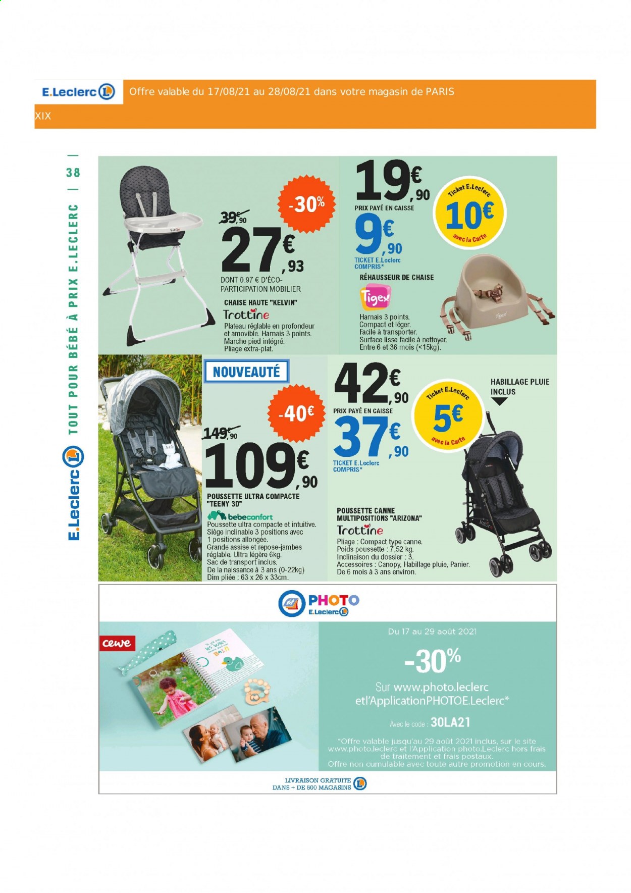 Catalogue E.Leclerc - 17/08/2021 - 28/08/2021. Page 38