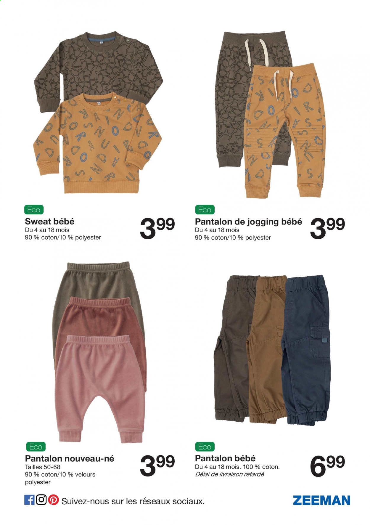 thumbnail - Catalogue Zeeman - 14/08/2021 - 20/08/2021 - Produits soldés - pantalon, sweat-shirt. Page 5.