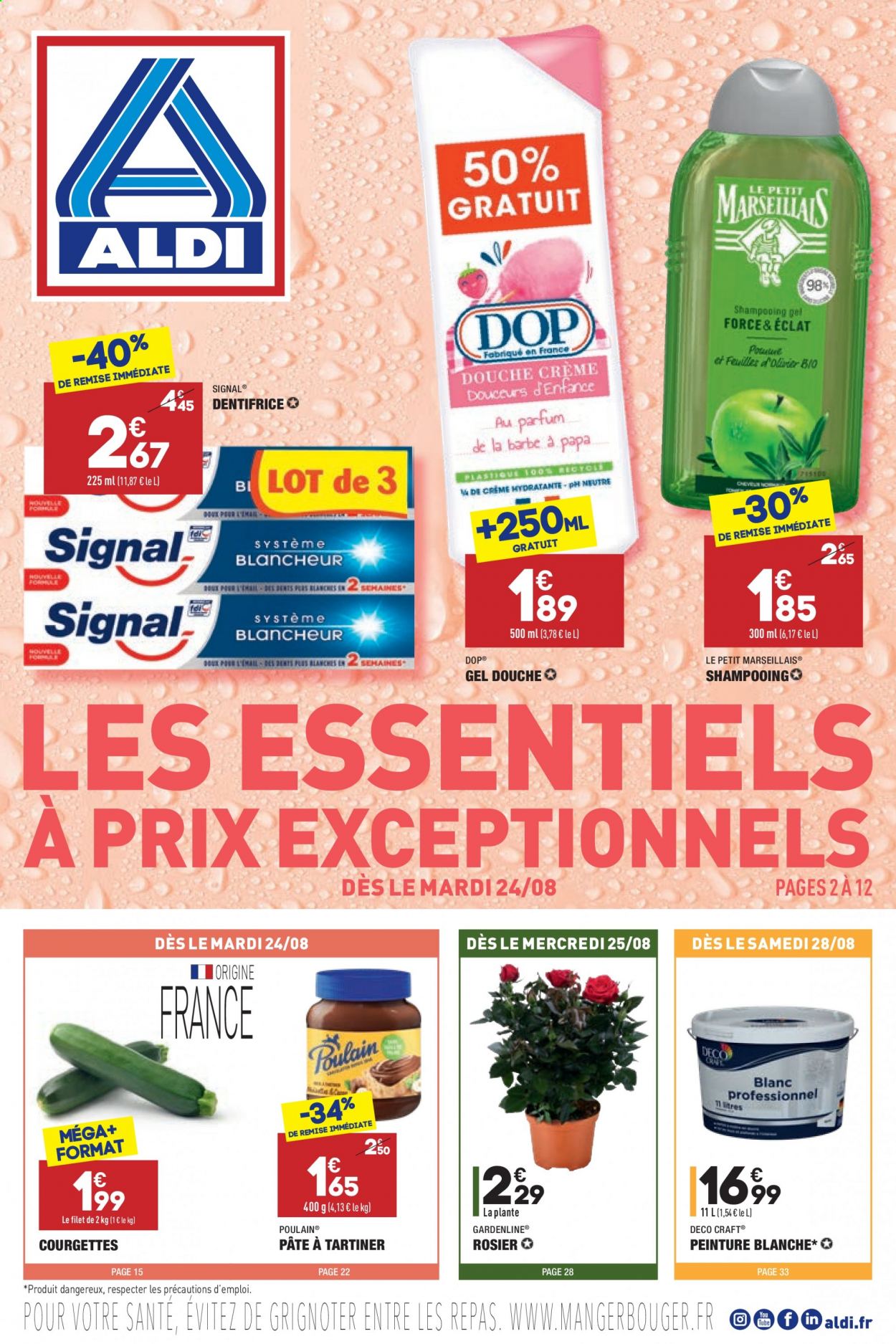 Catalogue ALDI - 24/08/2021 - 30/08/2021. Page 1