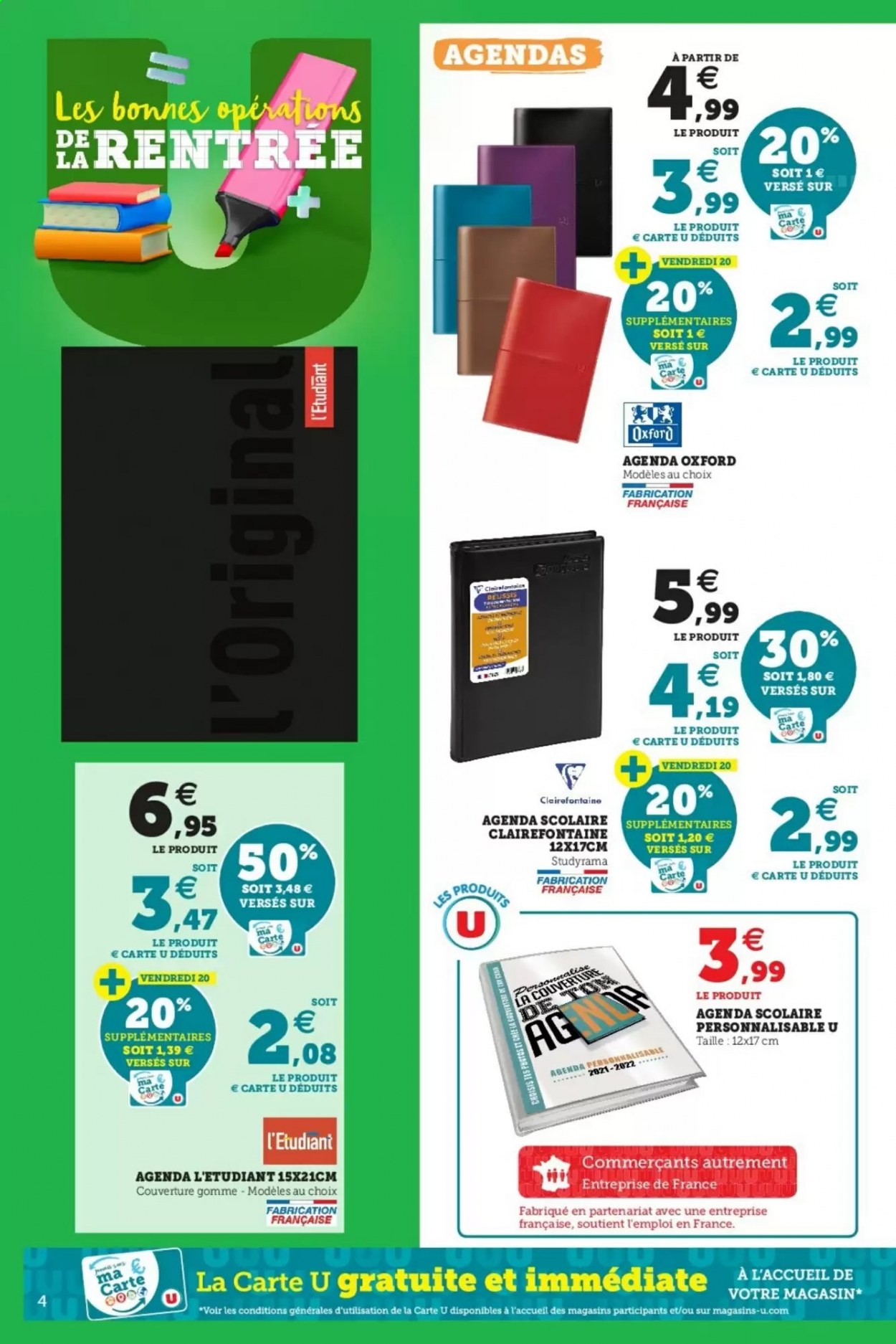 Catalogue SUPER U - 17/08/2021 - 04/09/2021. Page 4