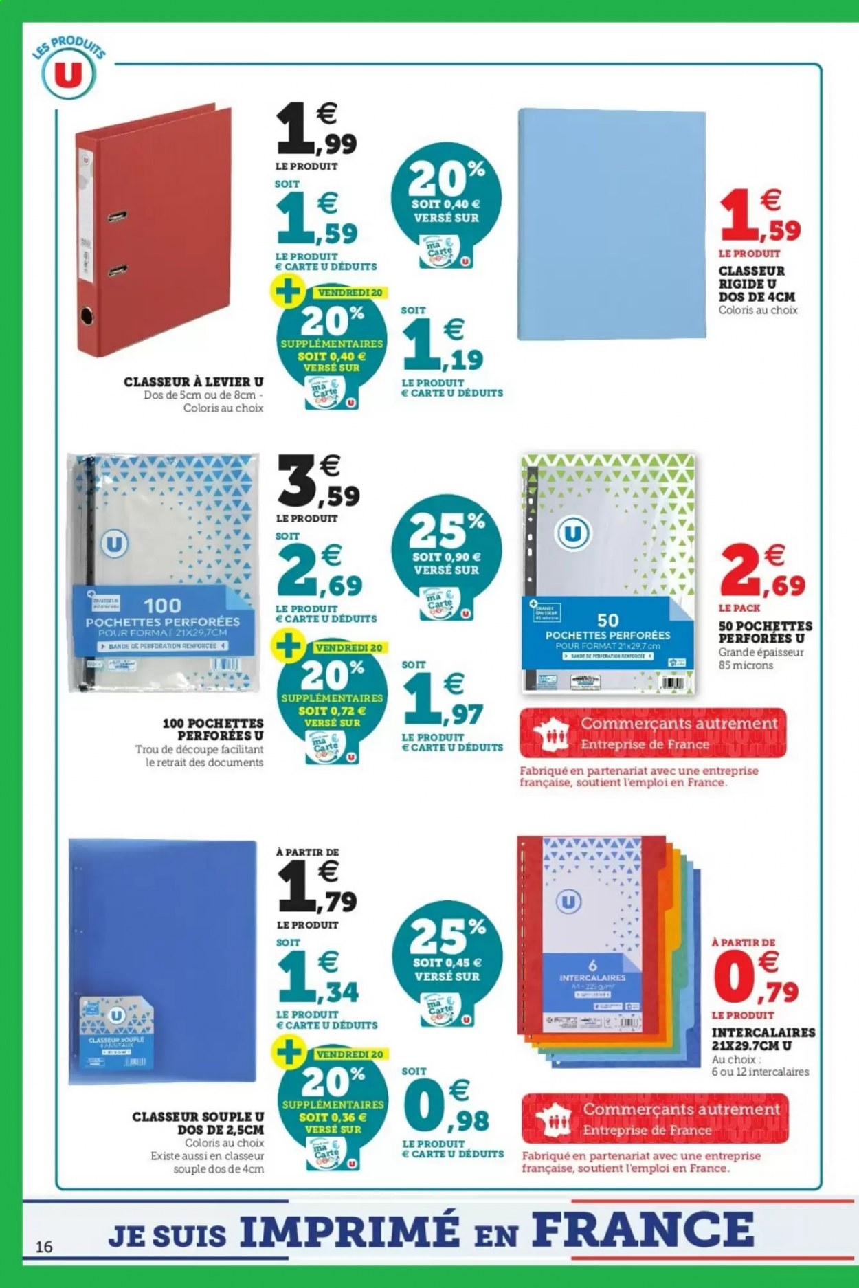 Catalogue SUPER U - 17/08/2021 - 04/09/2021. Page 16