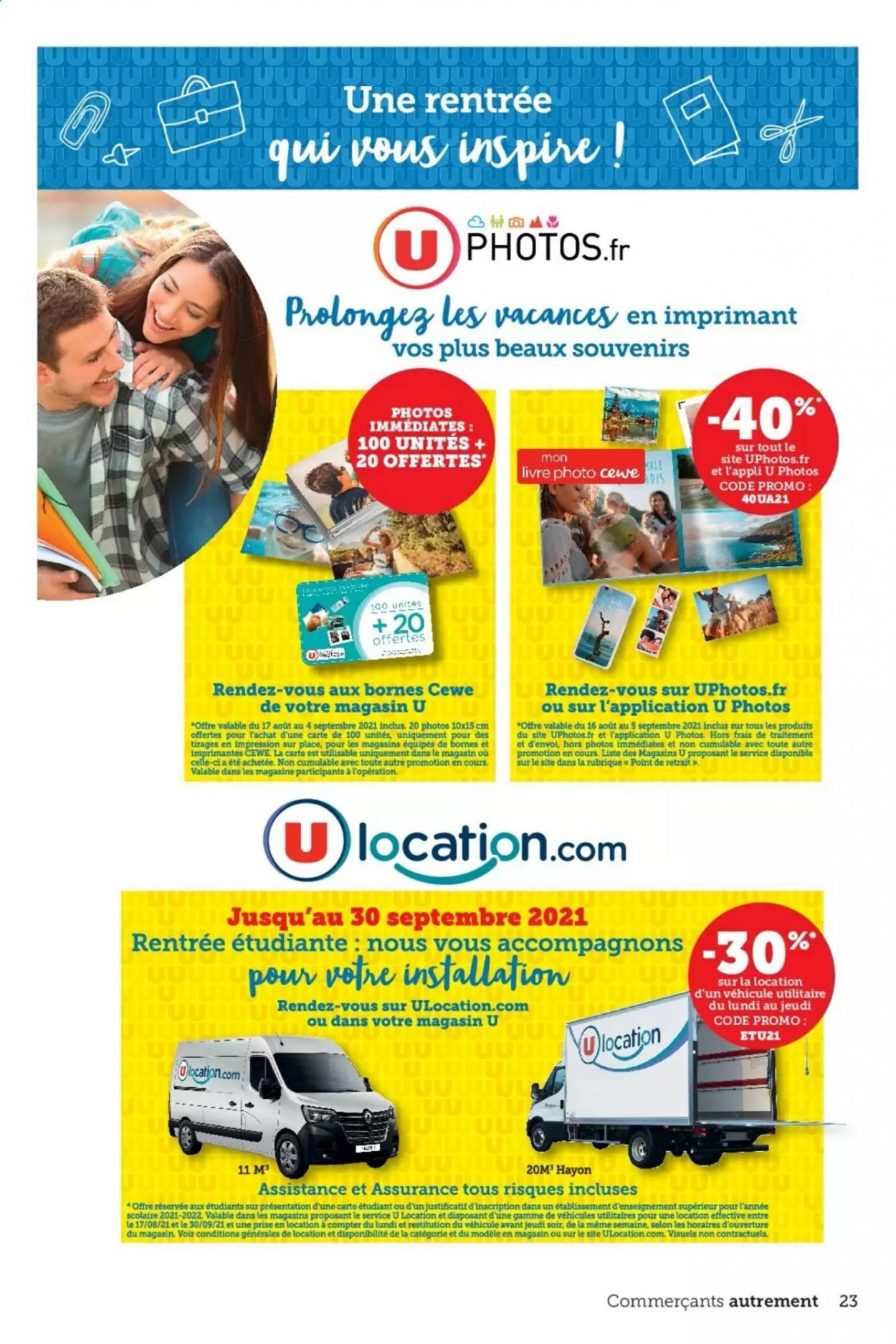 Catalogue SUPER U - 17/08/2021 - 04/09/2021. Page 23