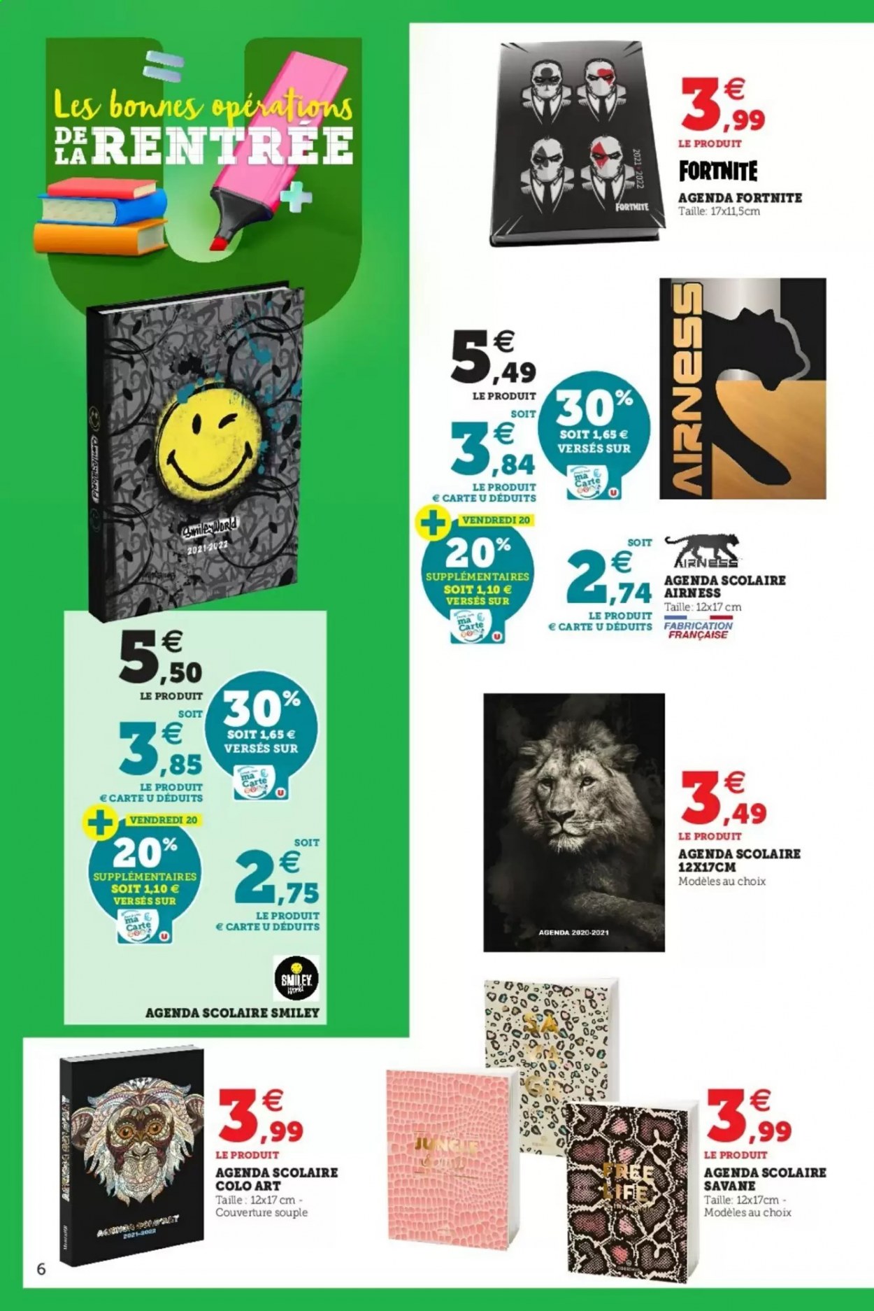 Catalogue SUPER U - 17/08/2021 - 04/09/2021. Page 6