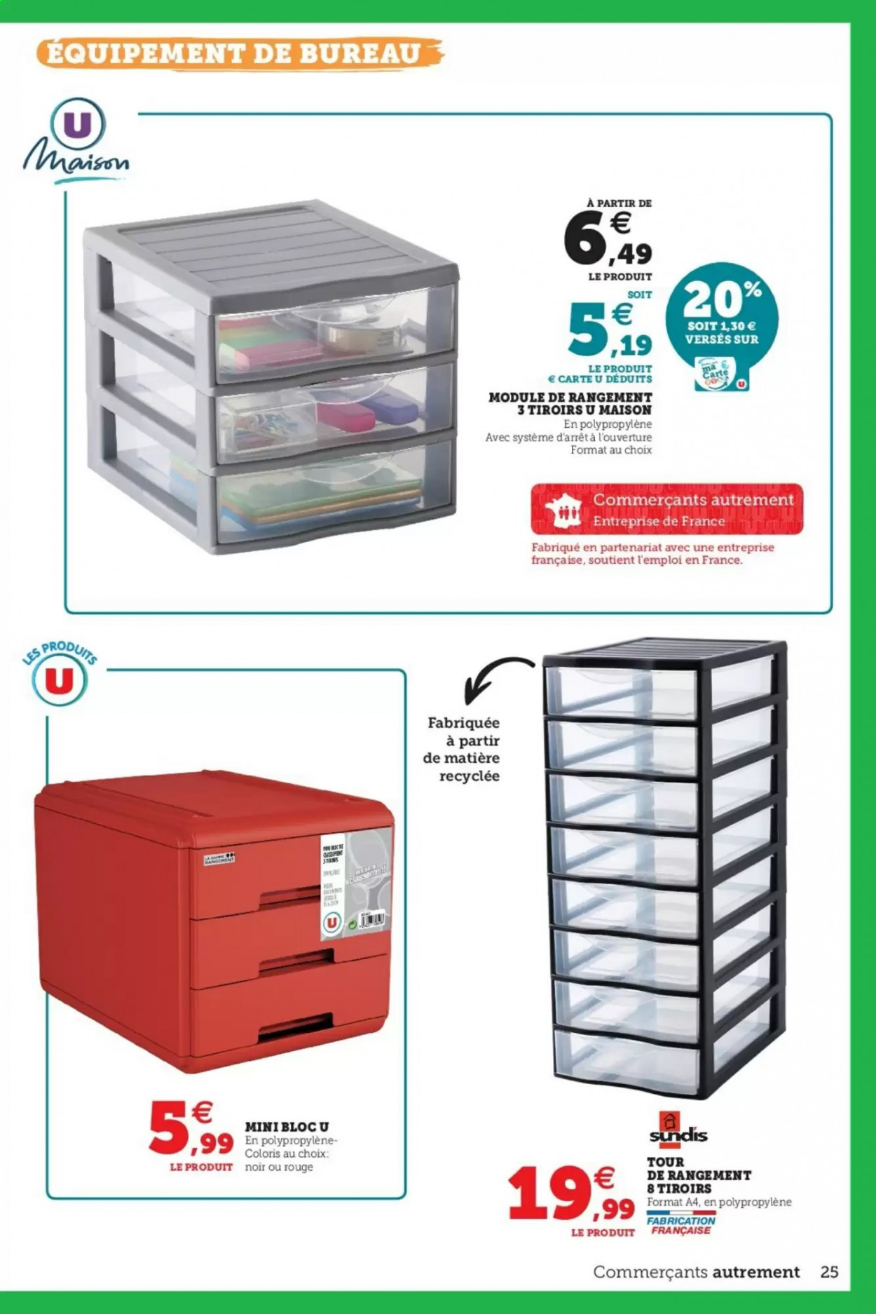 Catalogue SUPER U - 17/08/2021 - 04/09/2021. Page 25