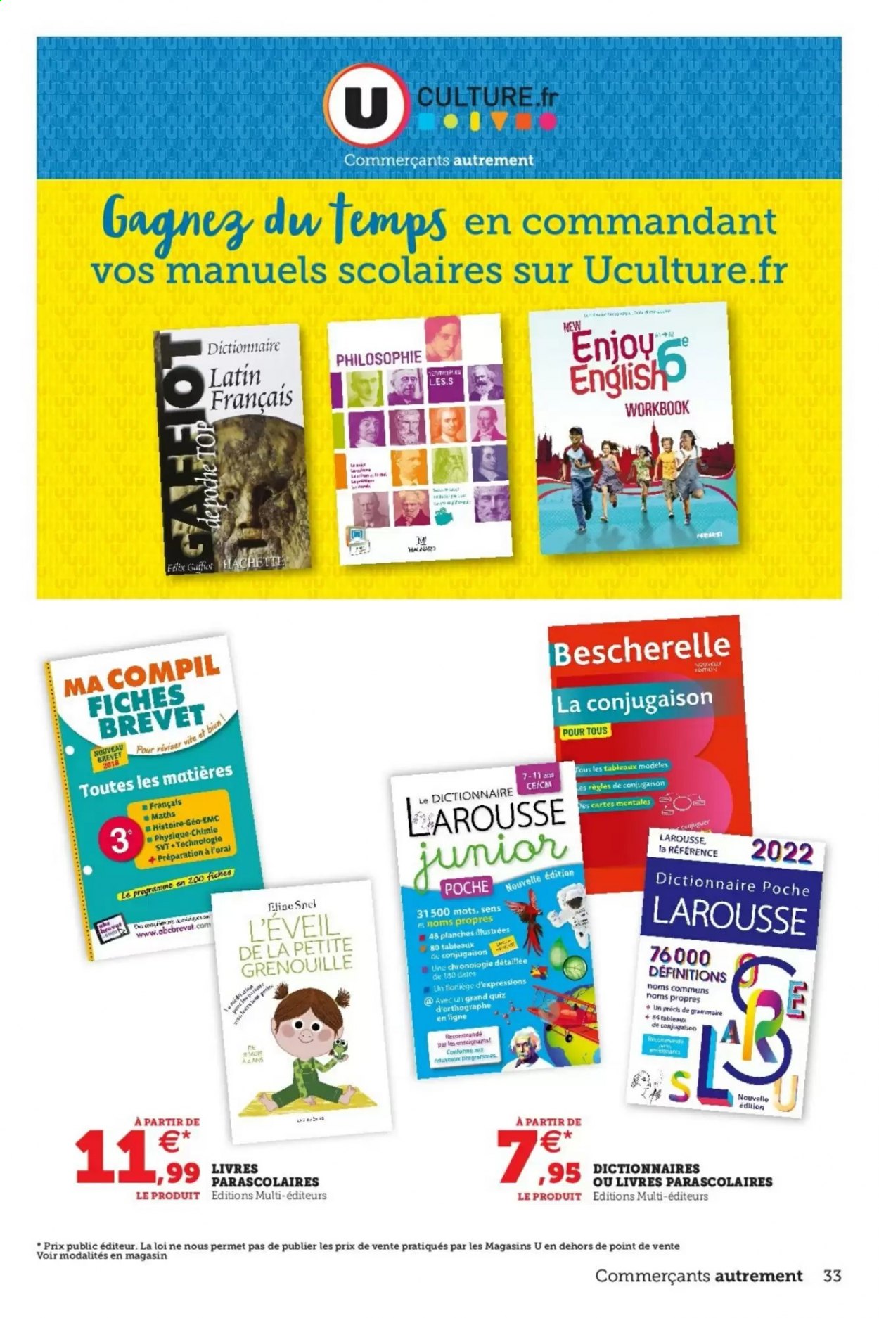Catalogue SUPER U - 17/08/2021 - 04/09/2021. Page 33