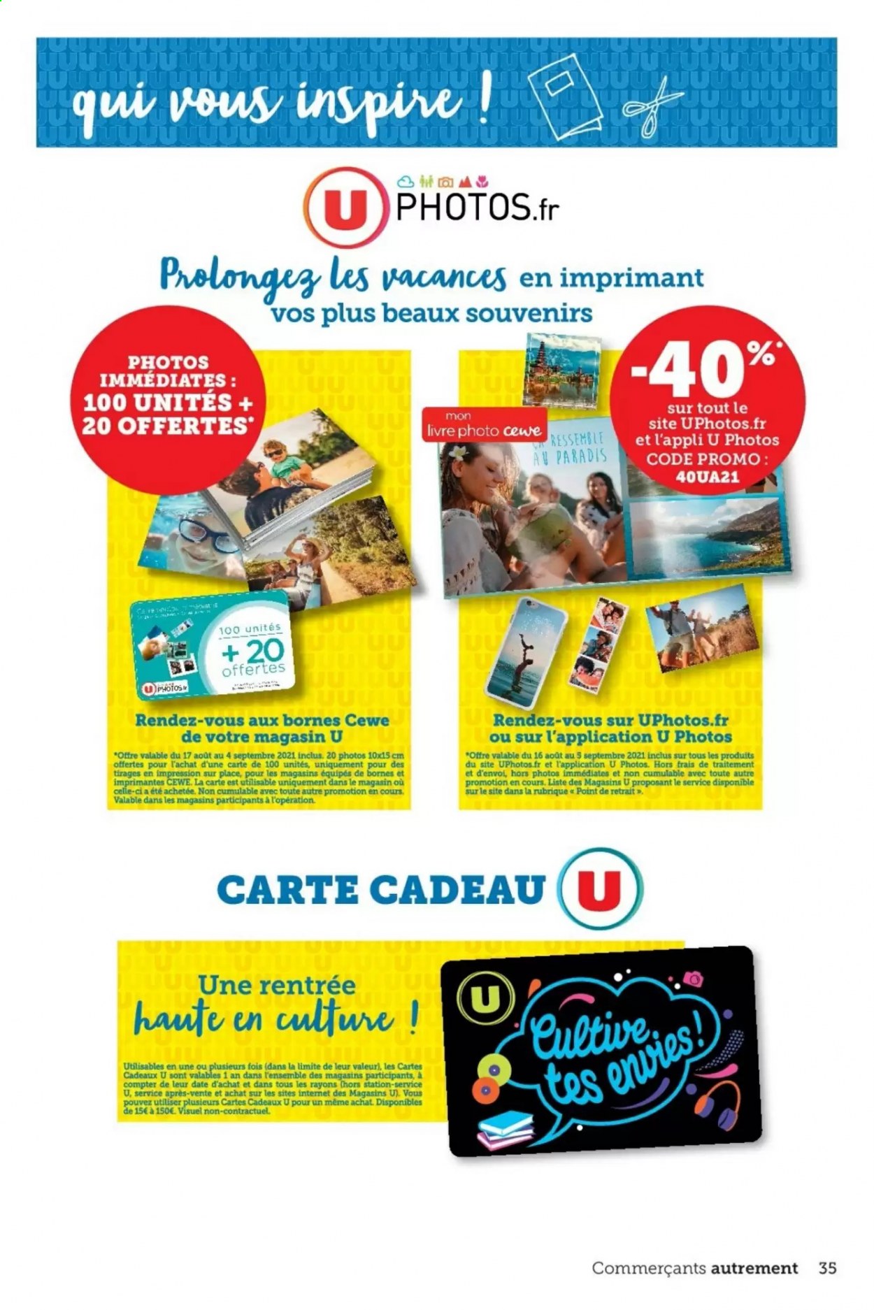 Catalogue SUPER U - 17/08/2021 - 04/09/2021. Page 35