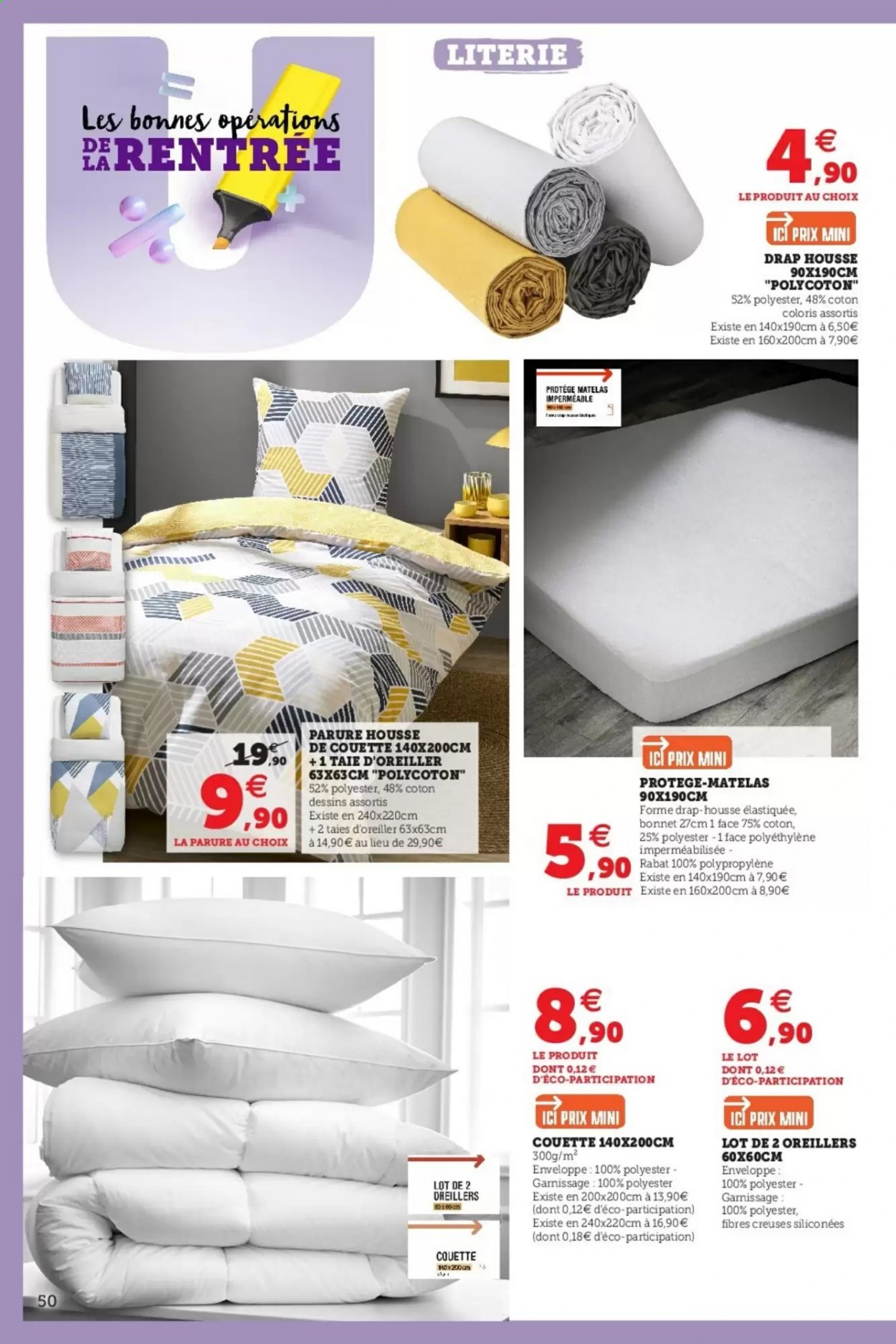 Catalogue SUPER U - 17/08/2021 - 04/09/2021. Page 50