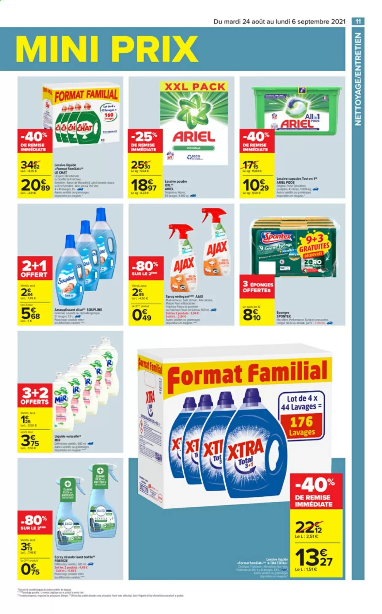 Catalogue Carrefour Hypermarchés - 24/08/2021 - 06/09/2021. Page 12