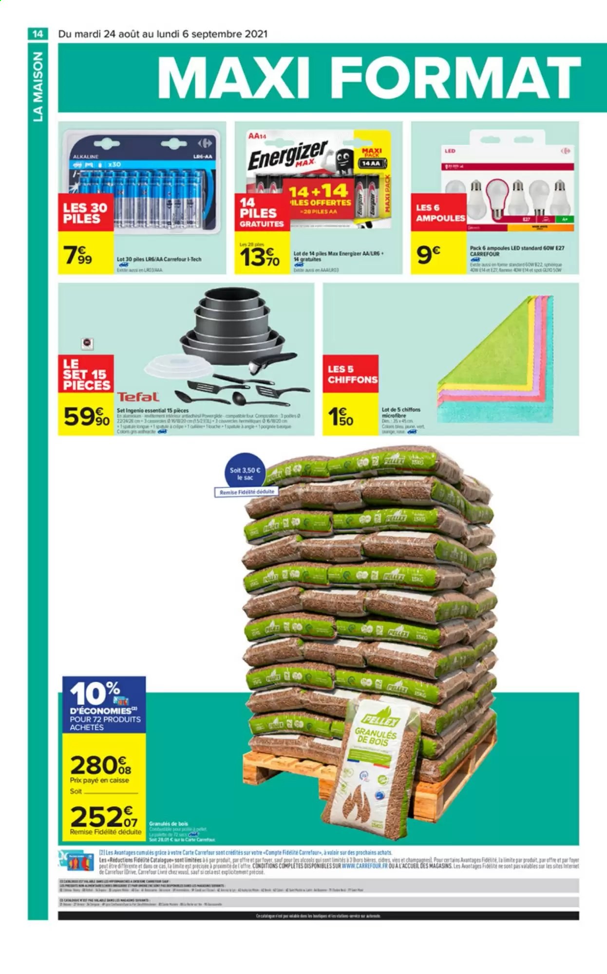 Catalogue Carrefour Hypermarchés - 24/08/2021 - 06/09/2021. Page 15
