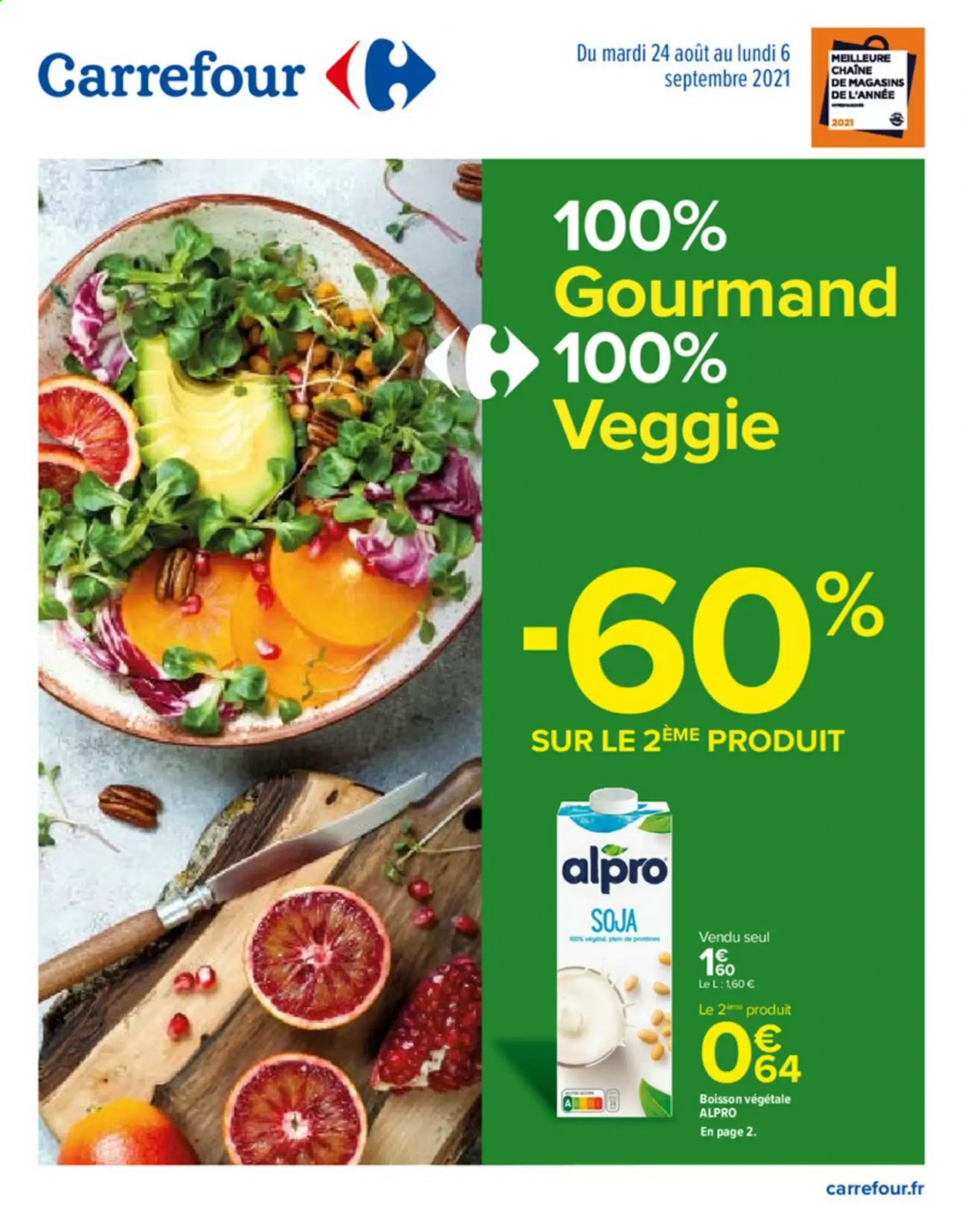 Catalogue Carrefour Hypermarchés - 24/08/2021 - 06/09/2021. Page 1