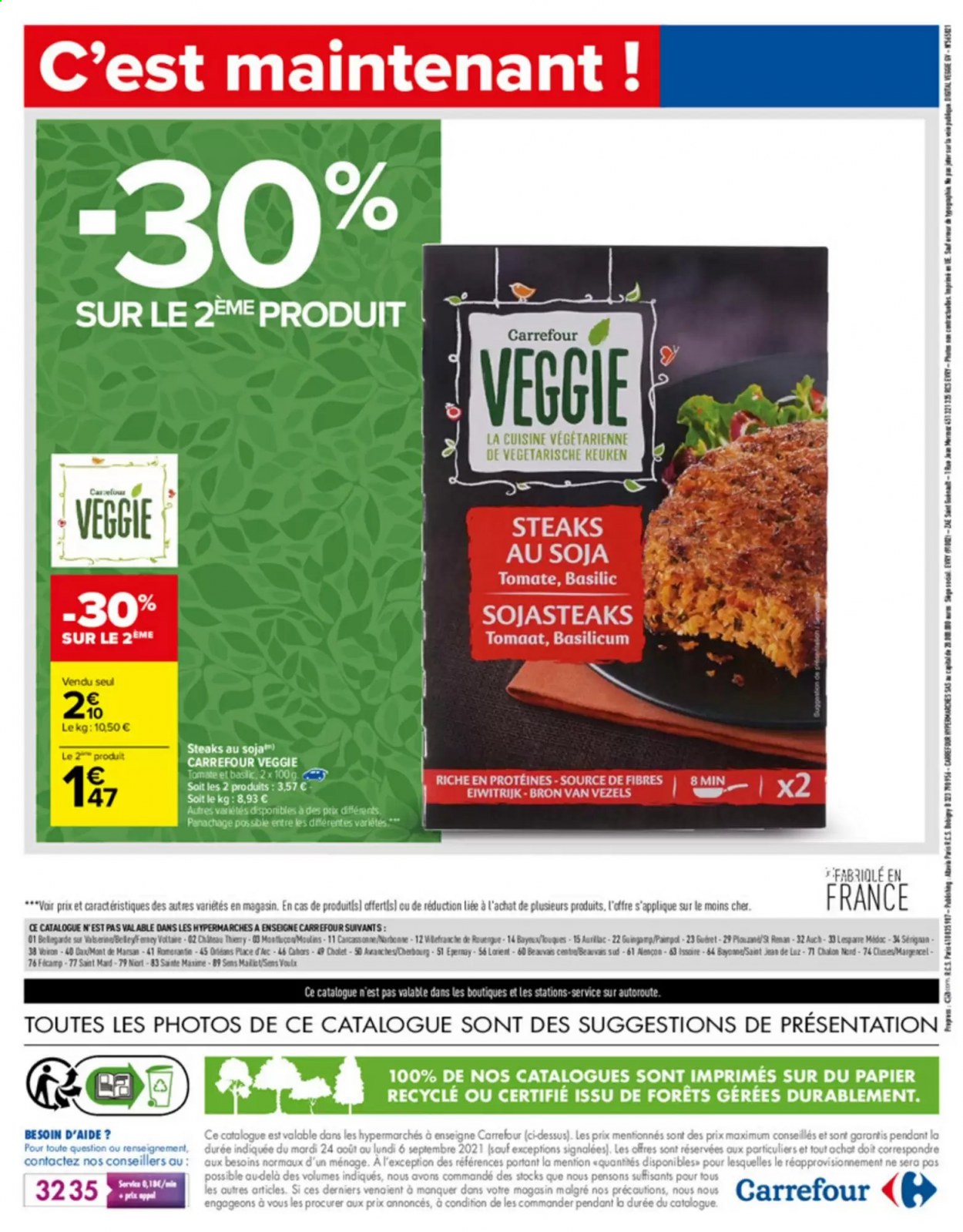 Catalogue Carrefour Hypermarchés - 24/08/2021 - 06/09/2021. Page 11