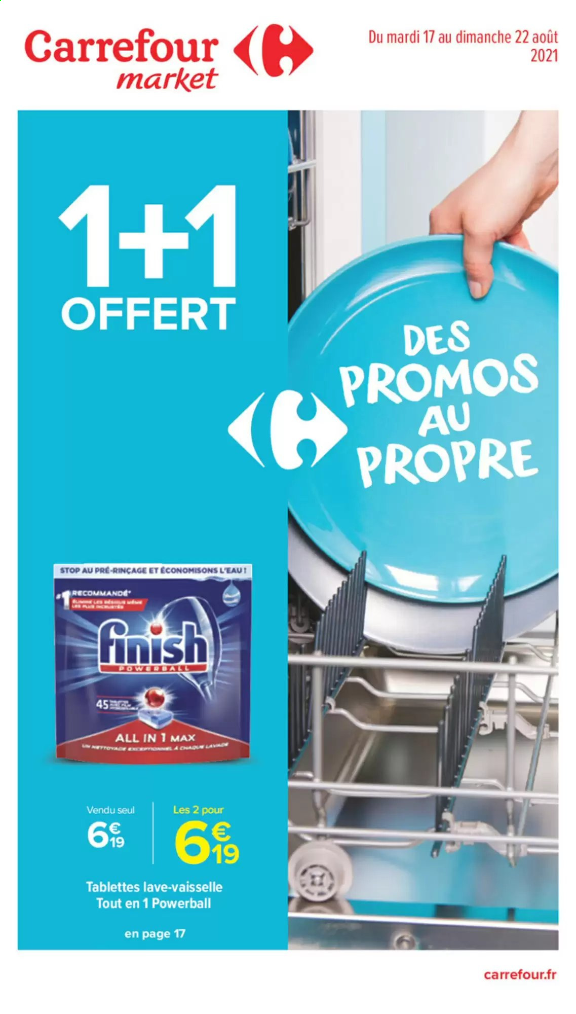 Catalogue Carrefour Market - 17/08/2021 - 22/08/2021. Page 1