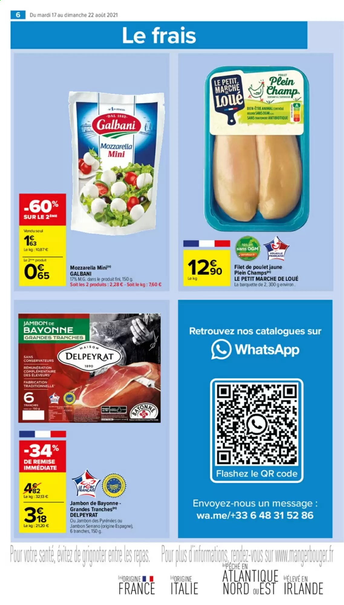 Catalogue Carrefour Market - 17/08/2021 - 22/08/2021. Page 6