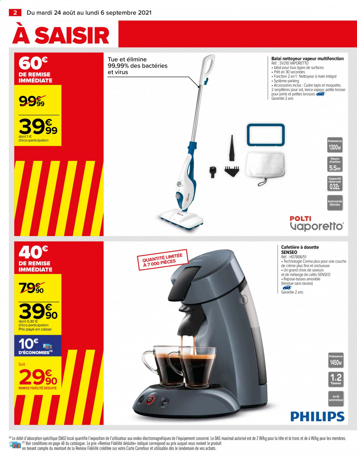 Catalogue Carrefour Hypermarchés - 24/08/2021 - 06/09/2021. Page 2