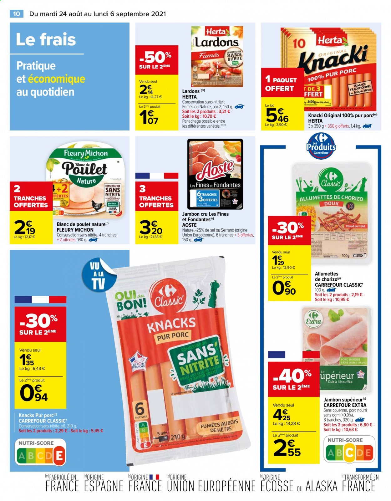 Catalogue Carrefour Hypermarchés - 24/08/2021 - 06/09/2021. Page 10