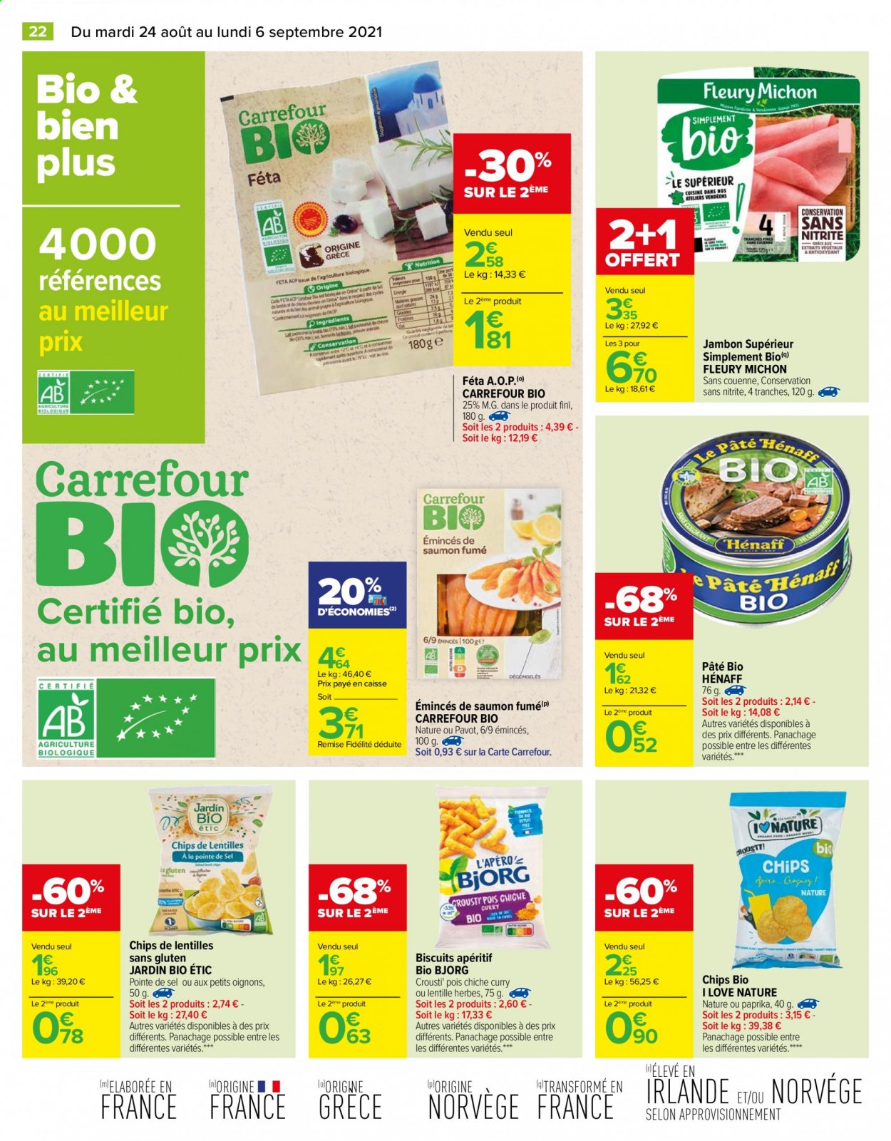 Catalogue Carrefour Hypermarchés - 24/08/2021 - 06/09/2021. Page 22