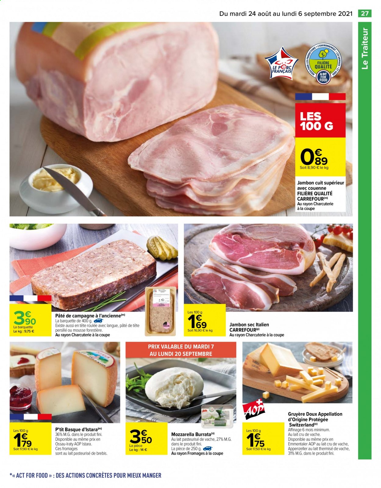 Catalogue Carrefour Hypermarchés - 24/08/2021 - 06/09/2021. Page 27