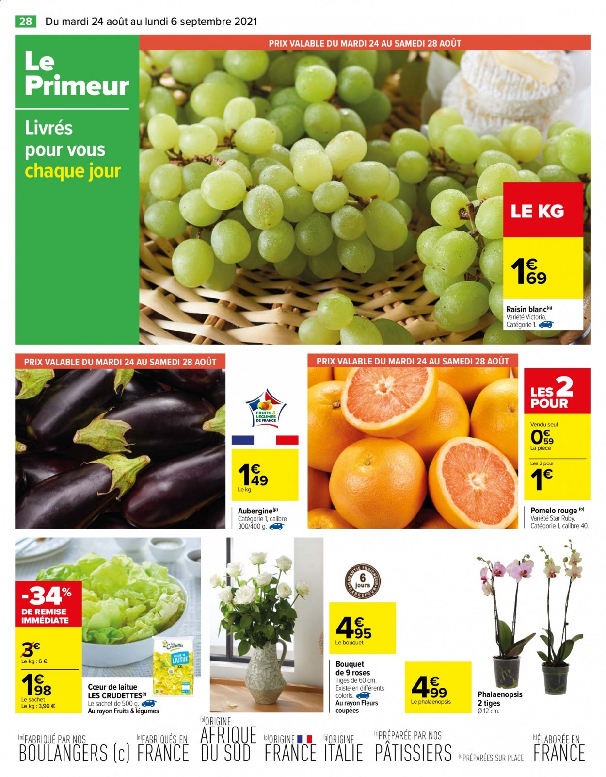 Catalogue Carrefour Hypermarchés - 24/08/2021 - 06/09/2021. Page 28