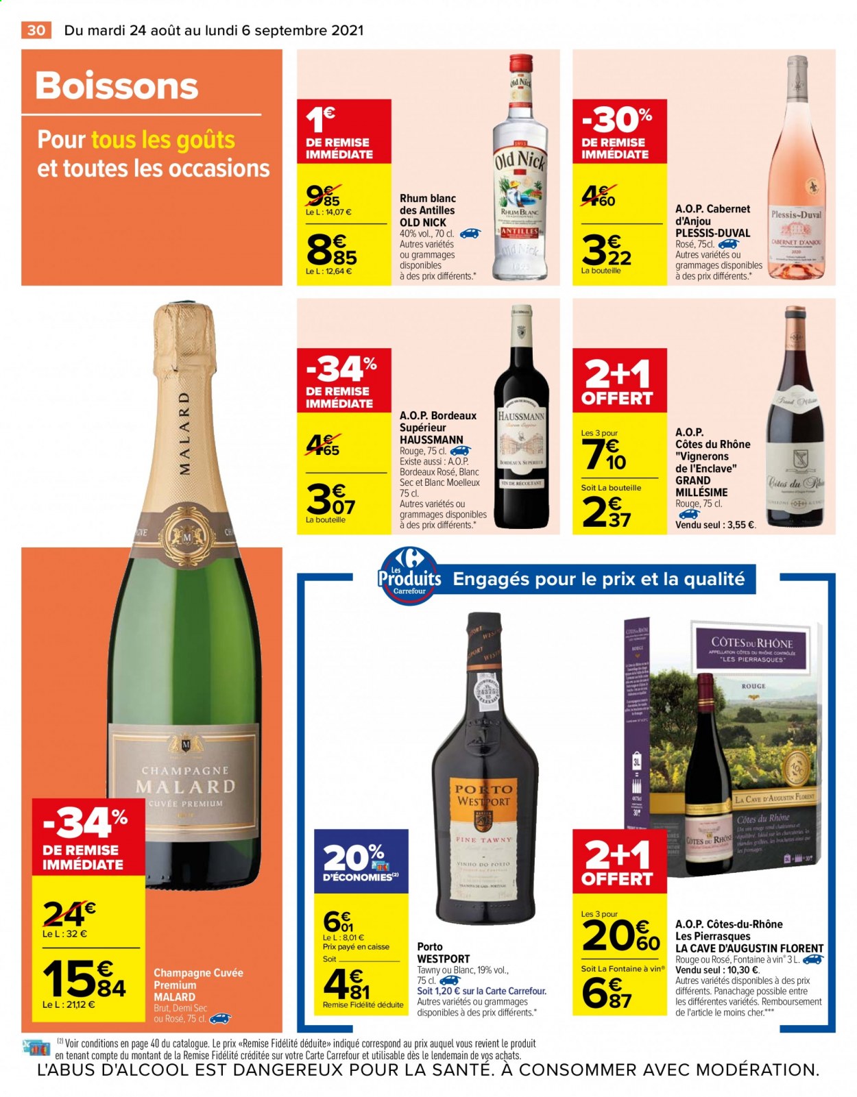 Catalogue Carrefour Hypermarchés - 24/08/2021 - 06/09/2021. Page 30