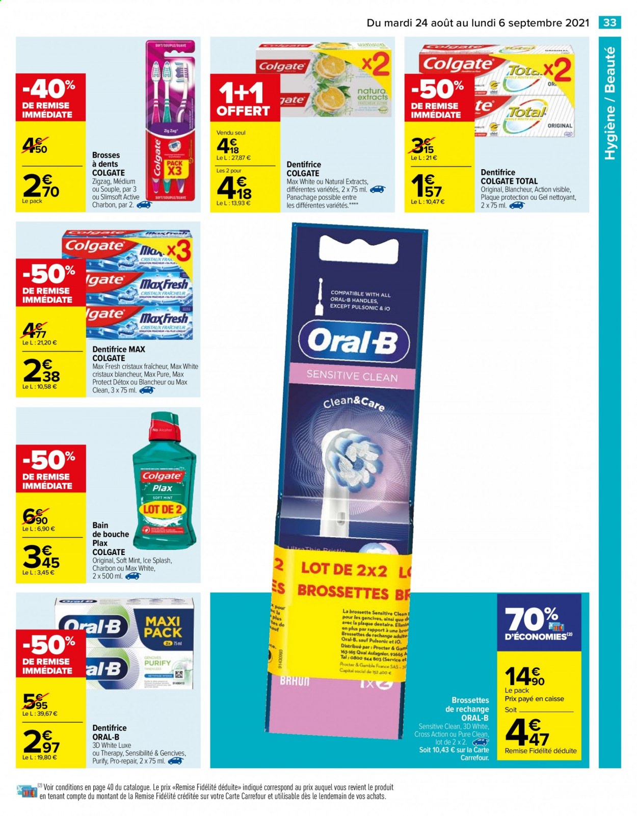 Catalogue Carrefour Hypermarchés - 24/08/2021 - 06/09/2021. Page 35