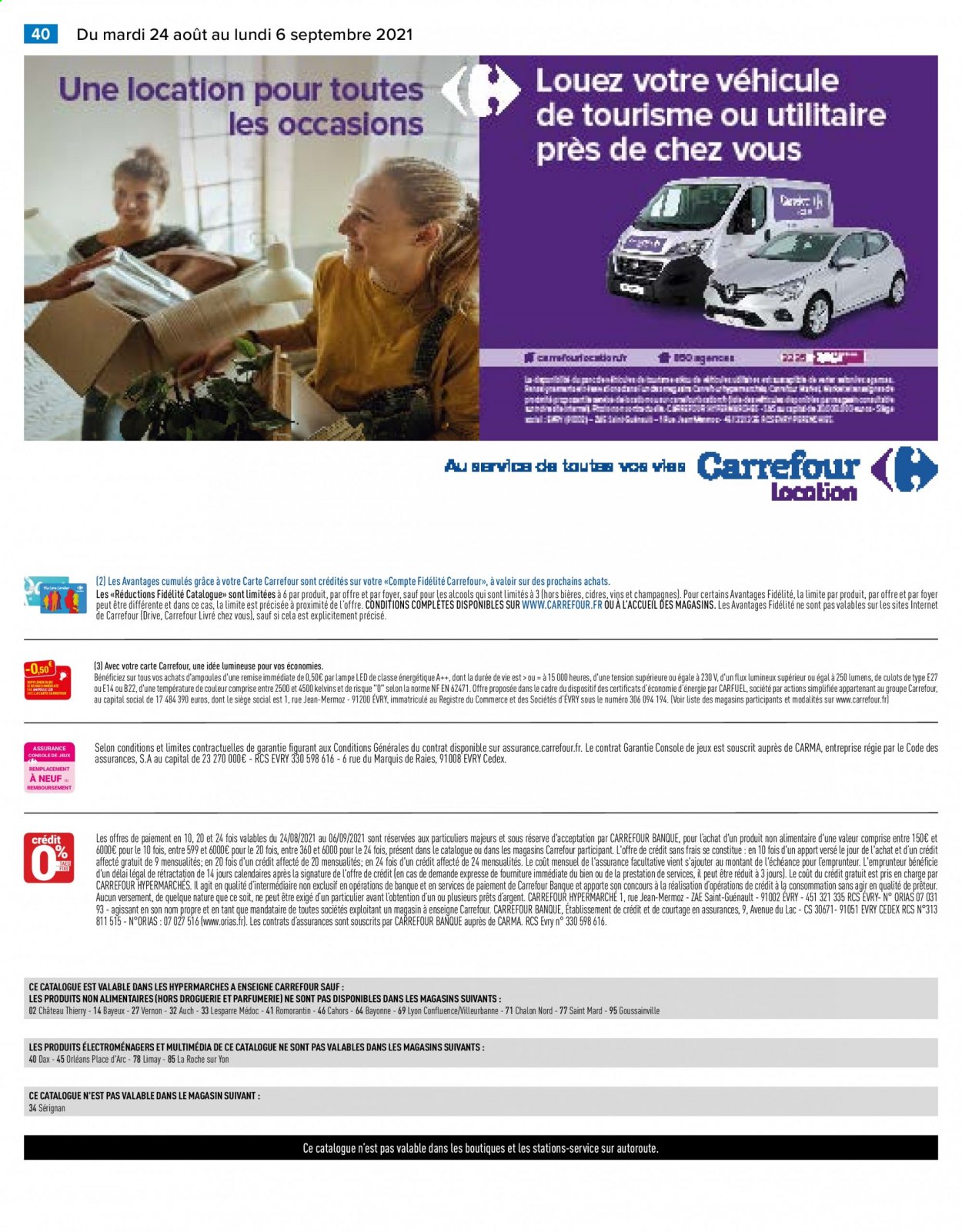 Catalogue Carrefour Hypermarchés - 24/08/2021 - 06/09/2021. Page 42
