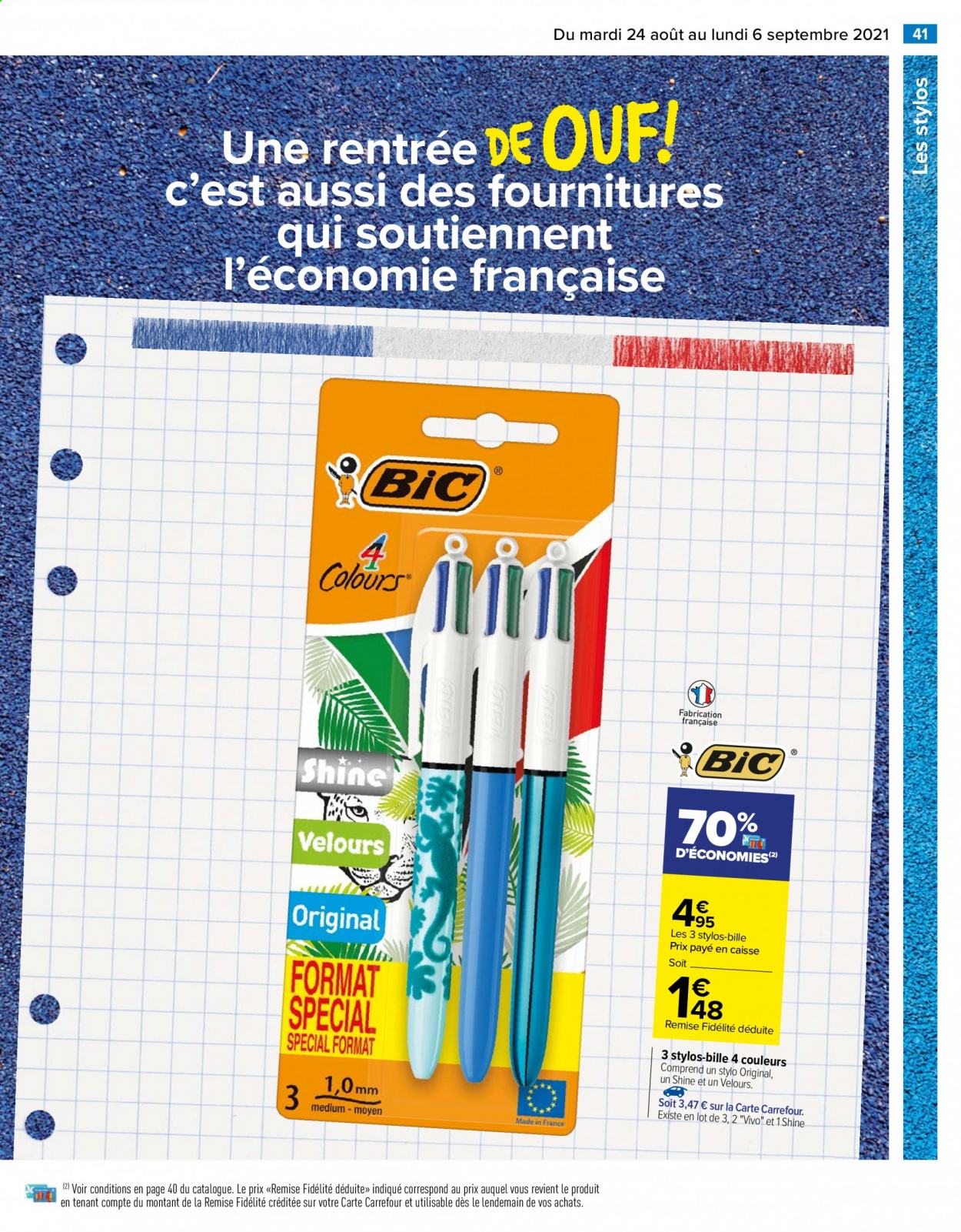 Catalogue Carrefour Hypermarchés - 24/08/2021 - 06/09/2021. Page 43
