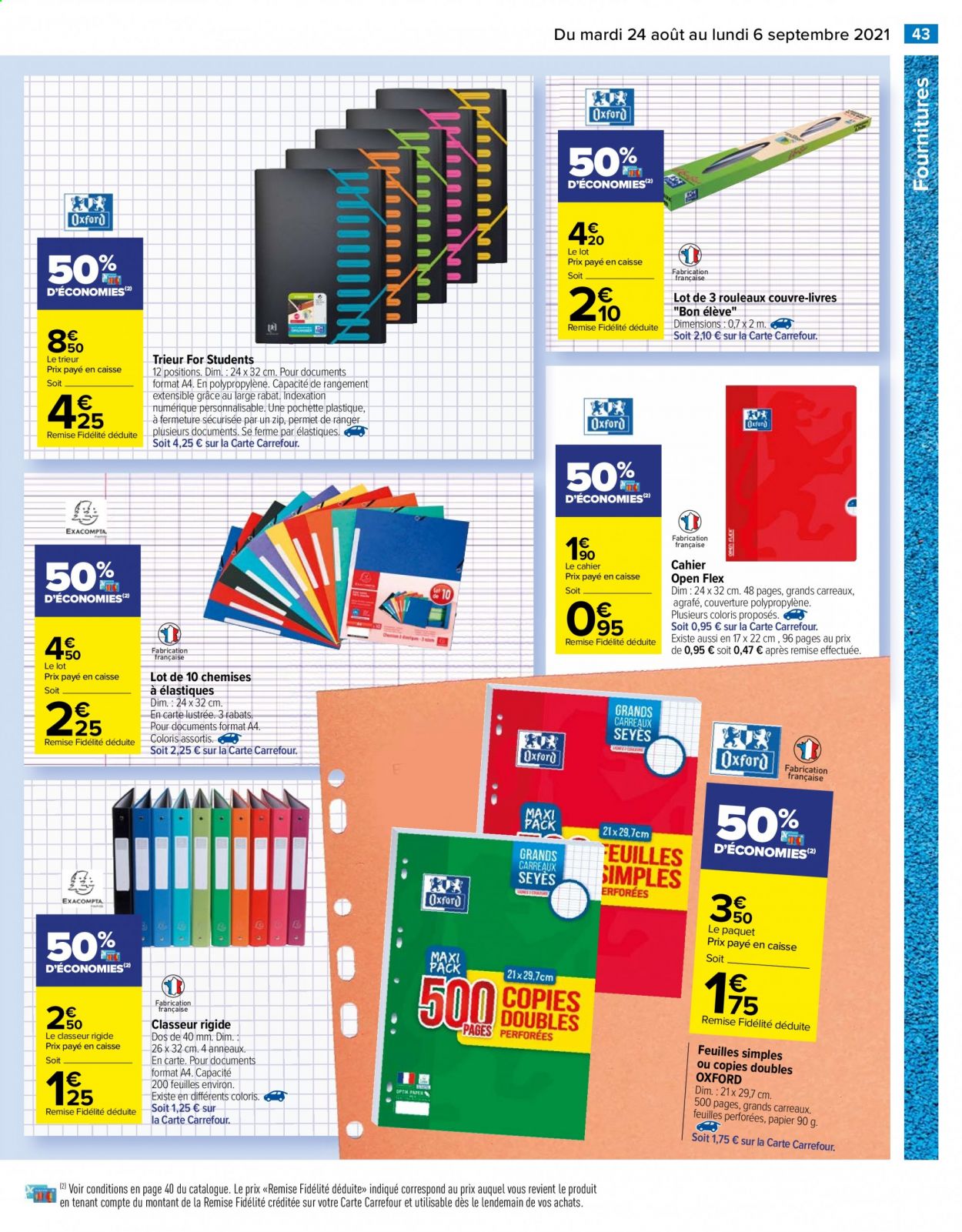 Catalogue Carrefour Hypermarchés - 24/08/2021 - 06/09/2021. Page 45
