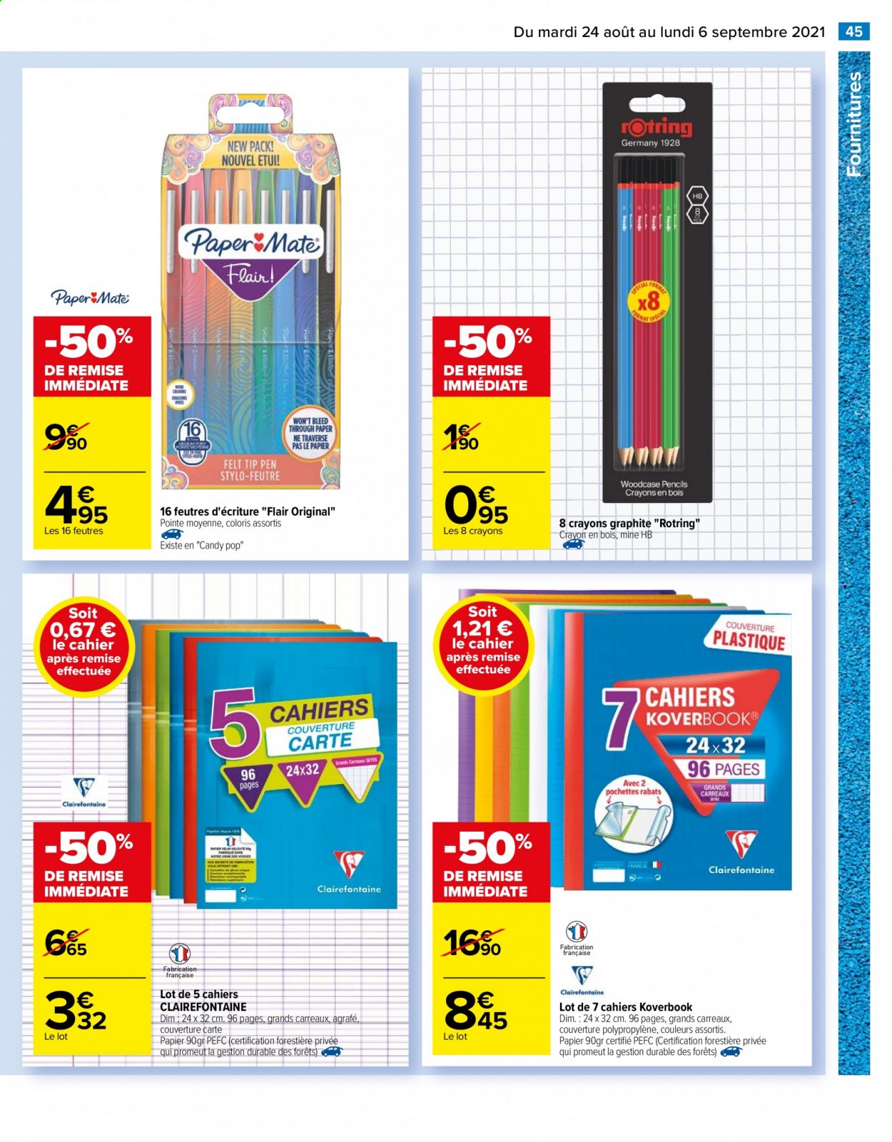 Catalogue Carrefour Hypermarchés - 24/08/2021 - 06/09/2021. Page 47