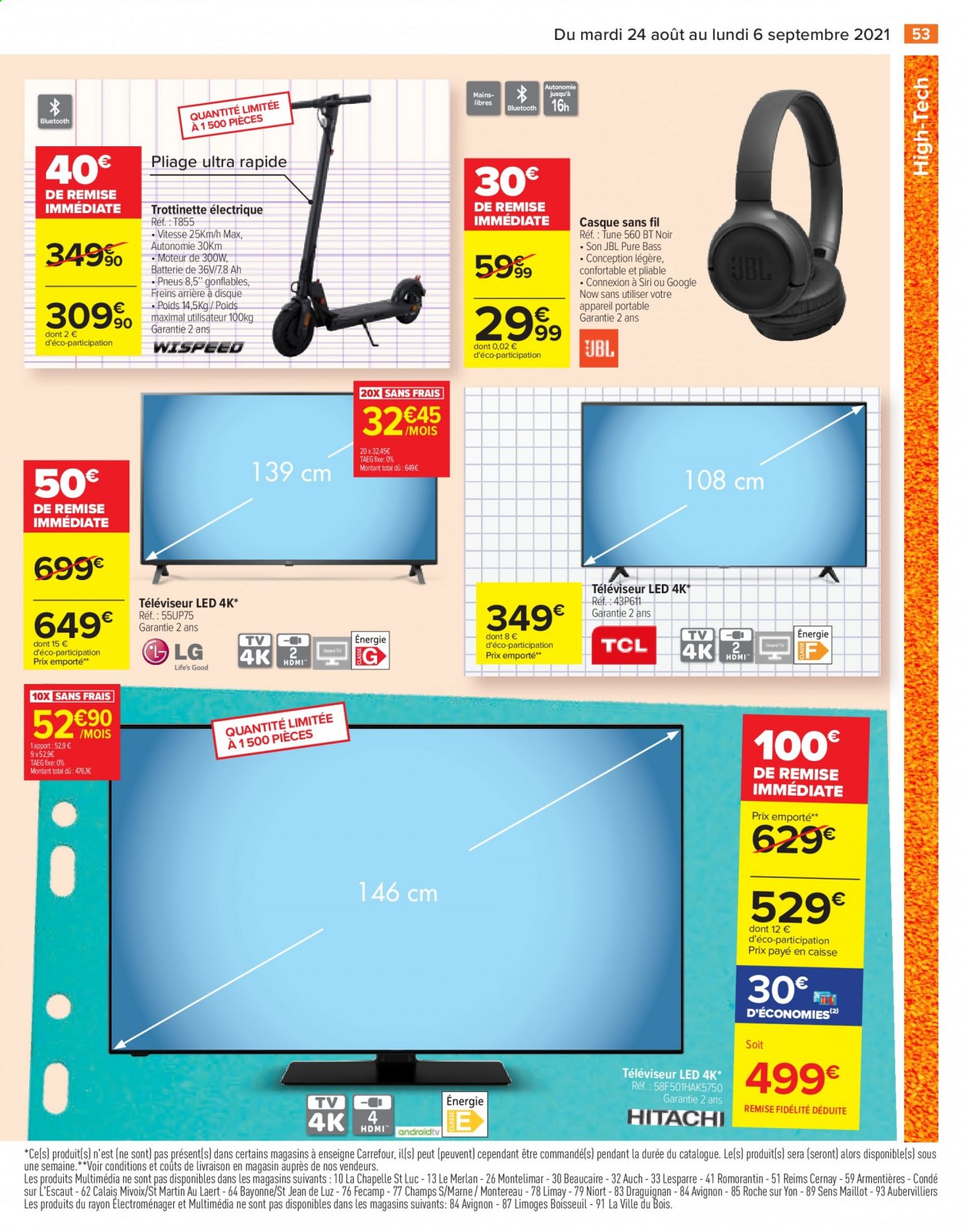 Catalogue Carrefour Hypermarchés - 24/08/2021 - 06/09/2021. Page 55