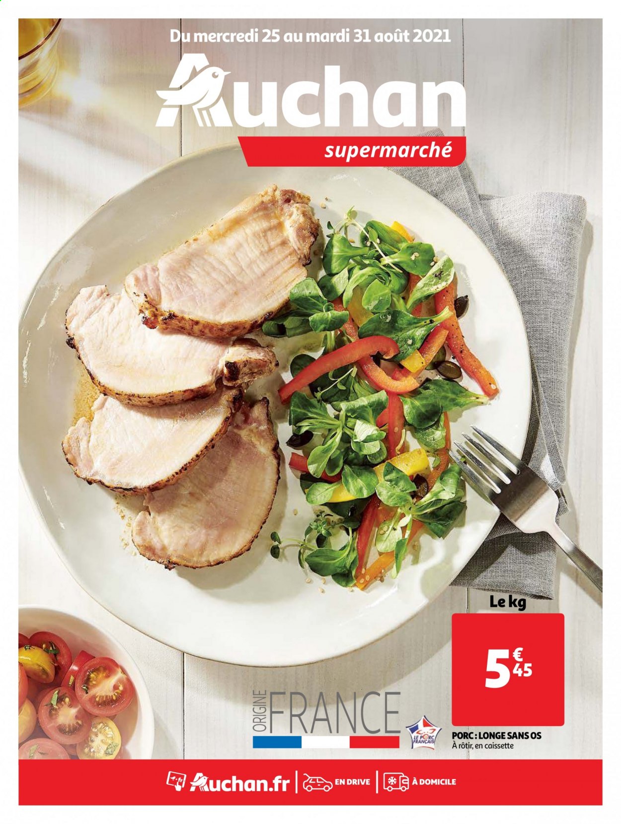 Catalogue Auchan - 25/08/2021 - 31/08/2021. Page 1