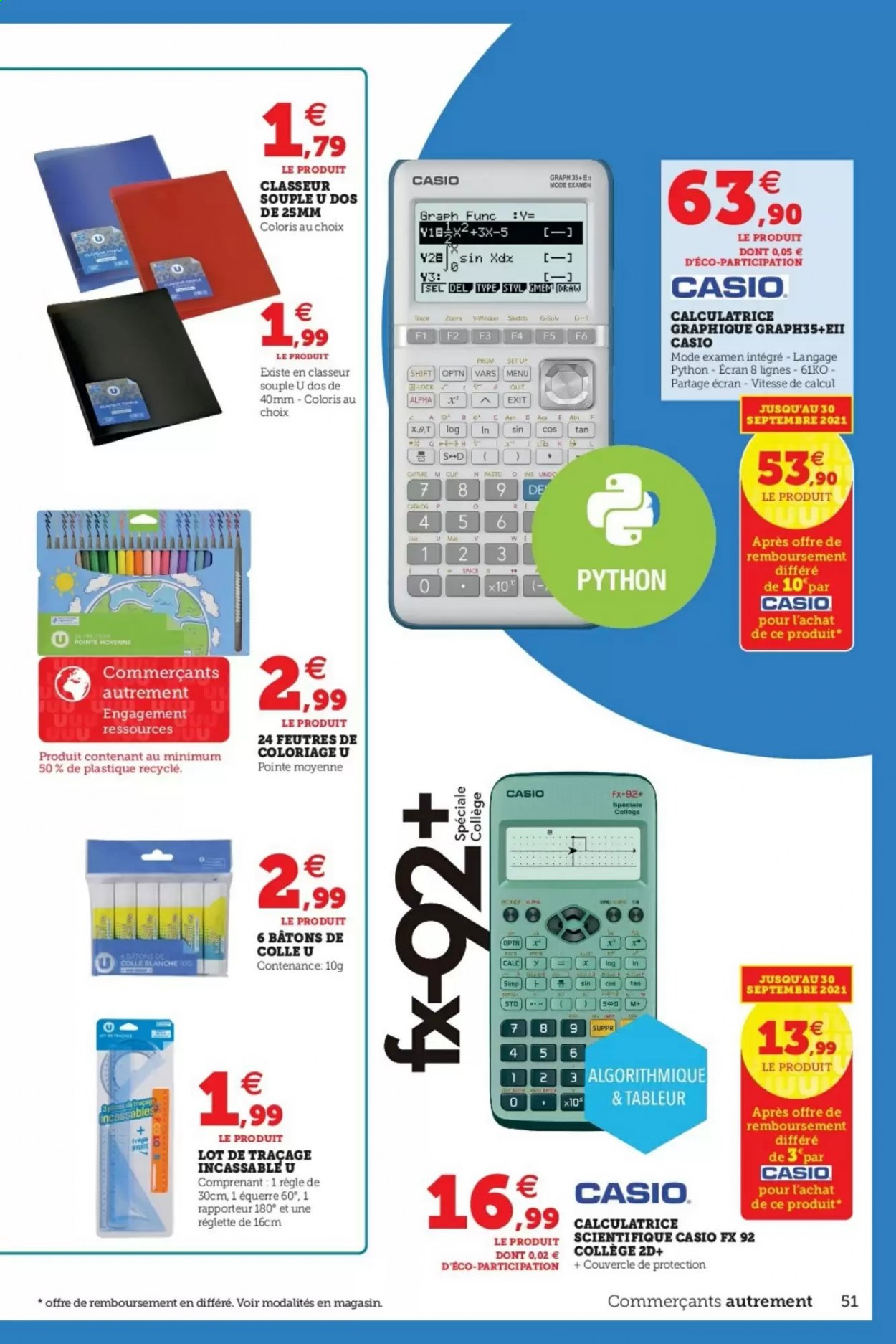 Catalogue SUPER U - 24/08/2021 - 04/09/2021. Page 51