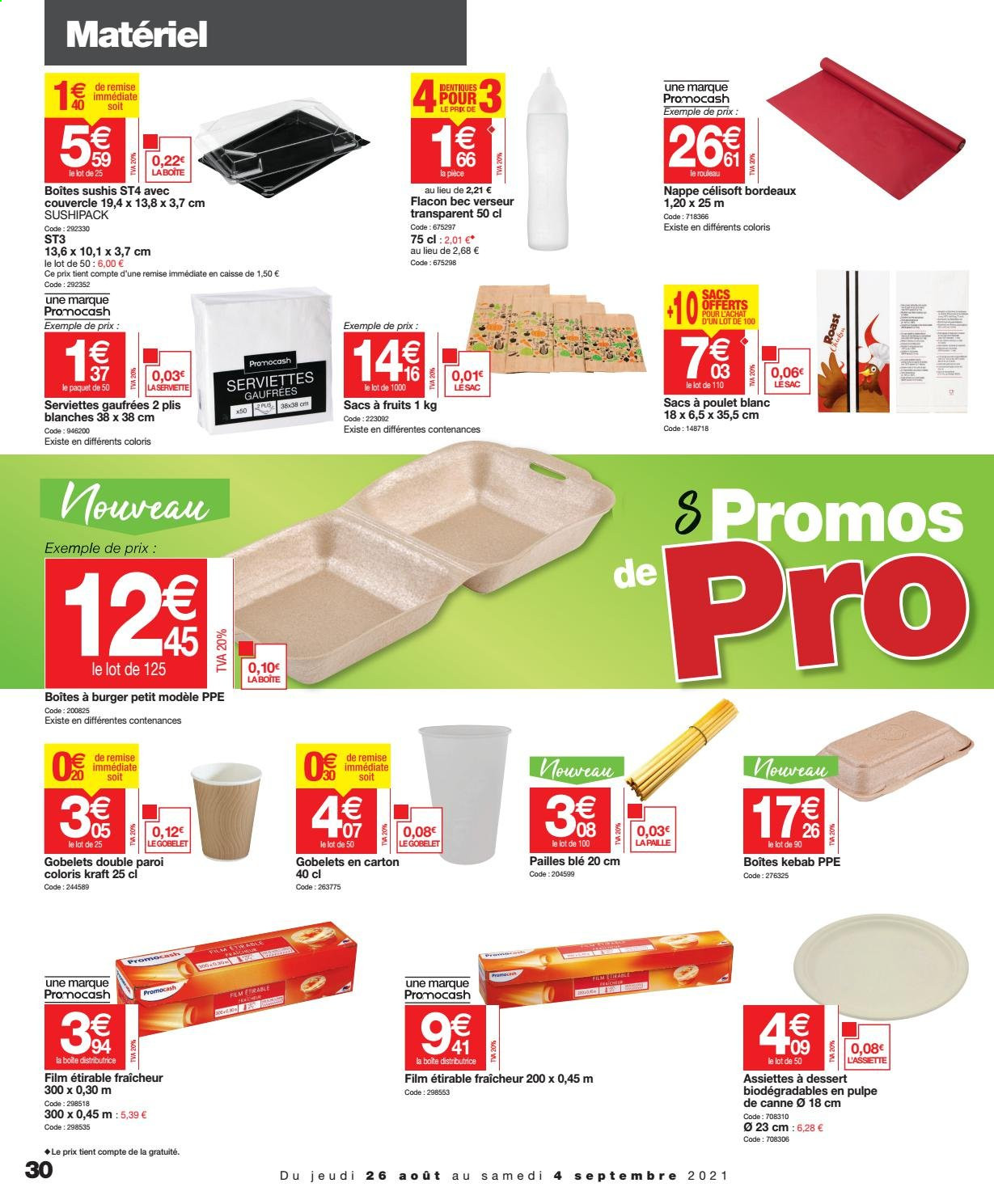 Catalogue Promocash - 26/08/2021 - 04/09/2021. Page 30