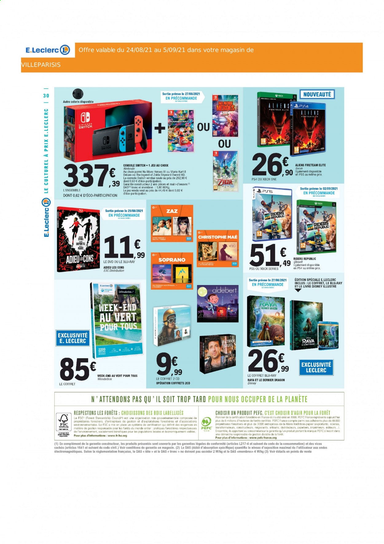 Catalogue E.Leclerc - 24/08/2021 - 05/09/2021. Page 30