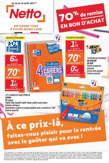 Catalogue Netto - 24.08.2021 - 29.08.2021.