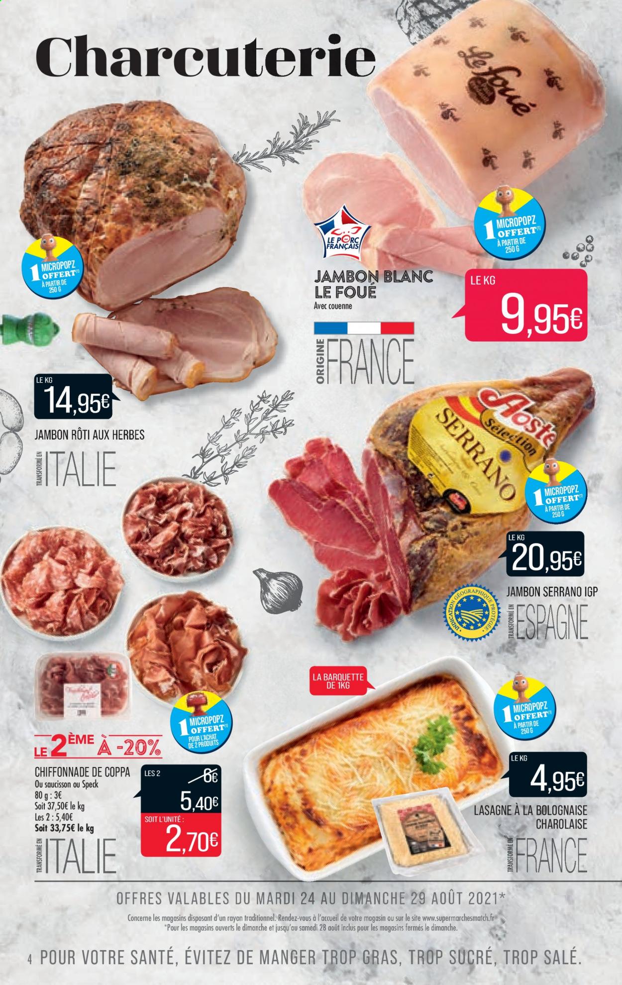 Catalogue Supermarché Match - 24/08/2021 - 05/09/2021. Page 4